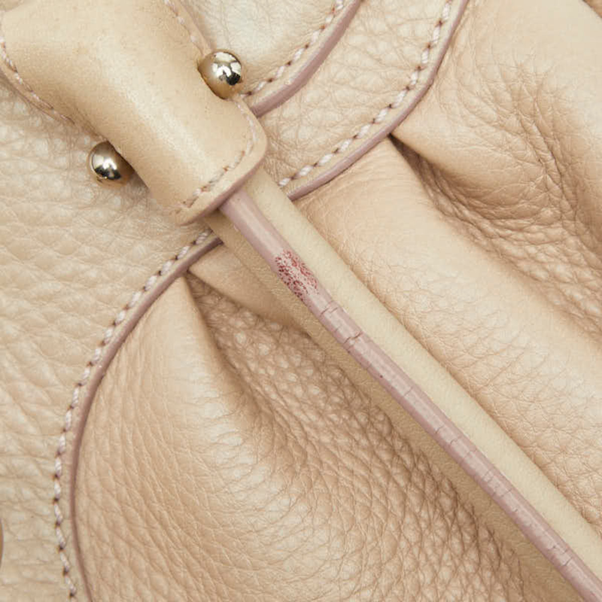 Salvatore Ferragamo Beige Leather Handbag Tote Bag (Pre-Owned)