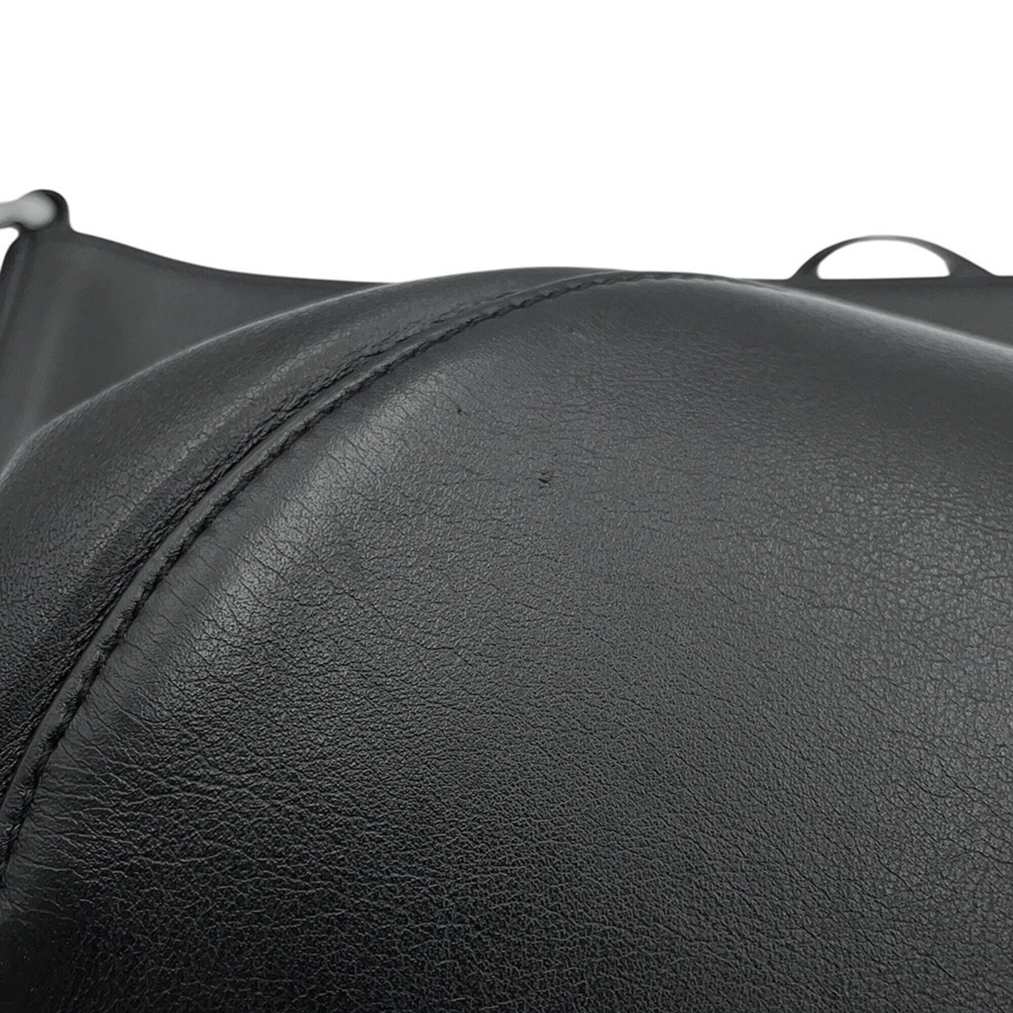 Yves Saint Laurent Black Leather Handbag Shoulder Bag (Pre-Owned)