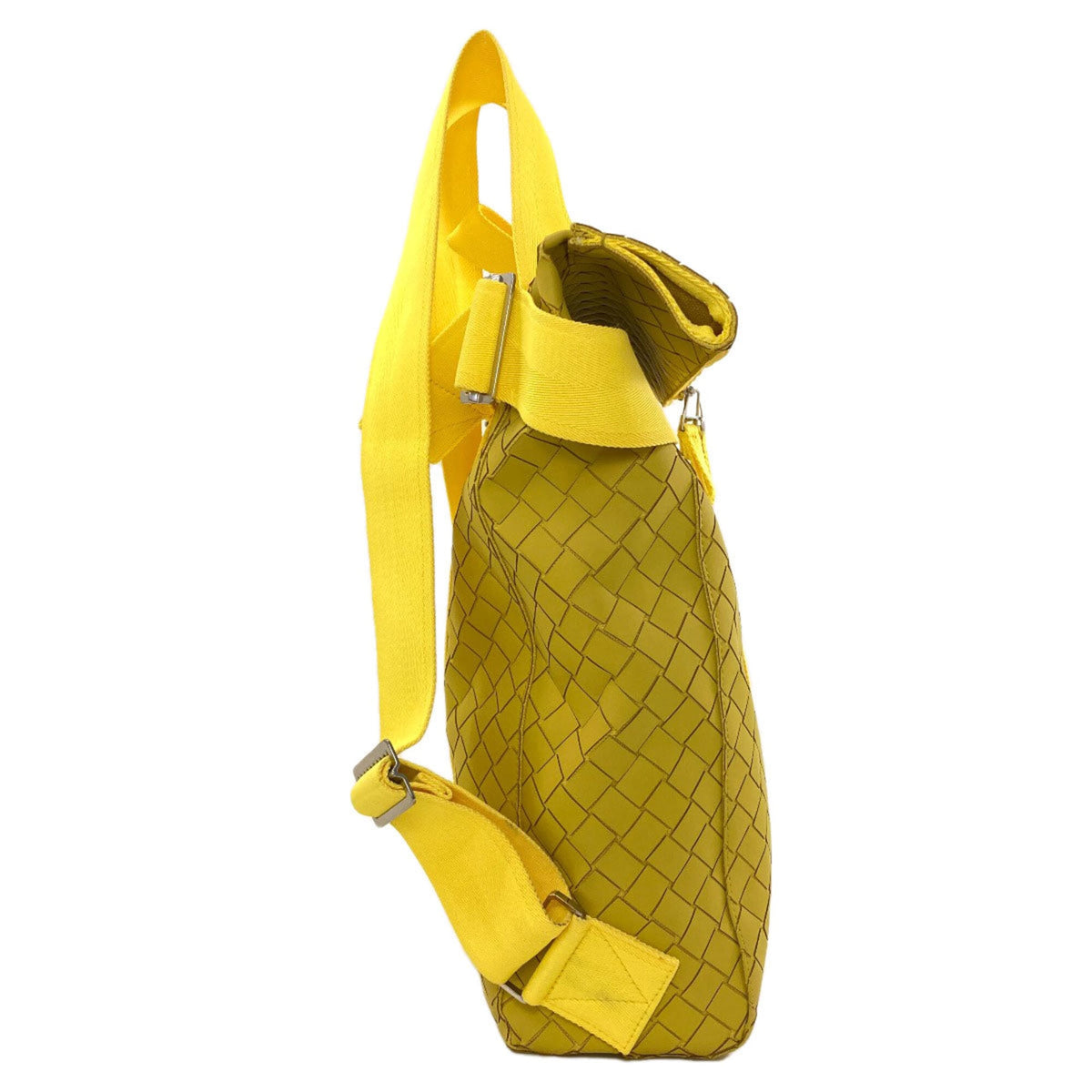 Bottega Veneta Yellow Rubber Backpack (Pre-Owned)