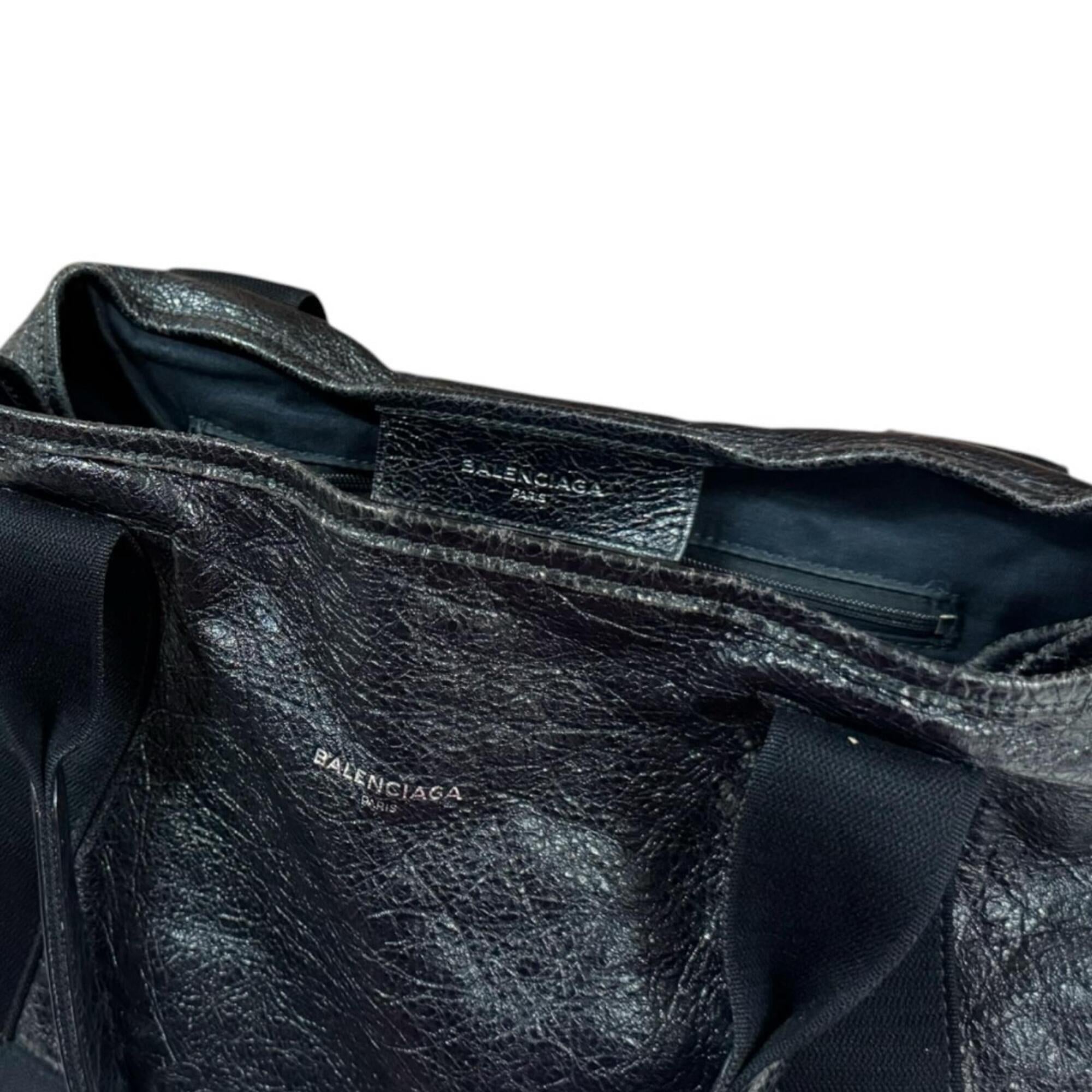Balenciaga Black Leather Tote Bag (Pre-Owned)