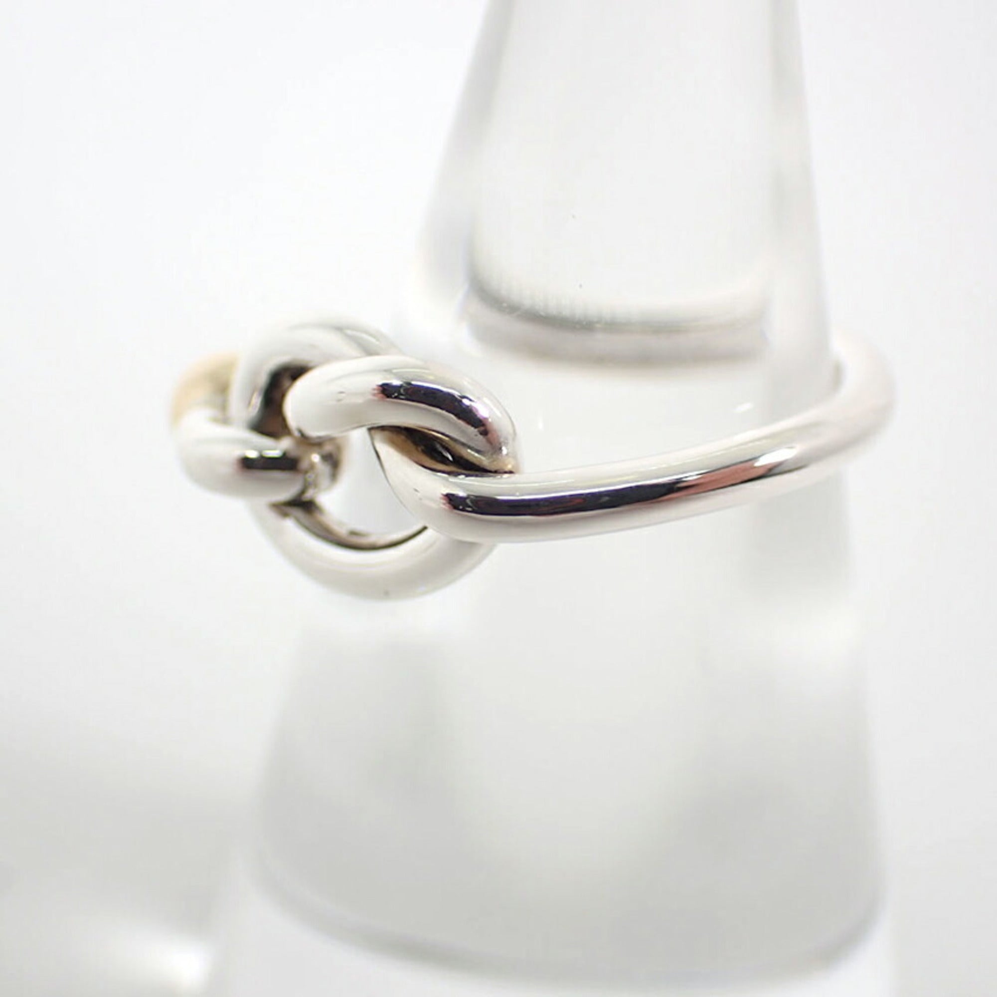 Tiffany Yellow Gold (18K) Sterling Silver 925 Band Ring (Pre-Owned)