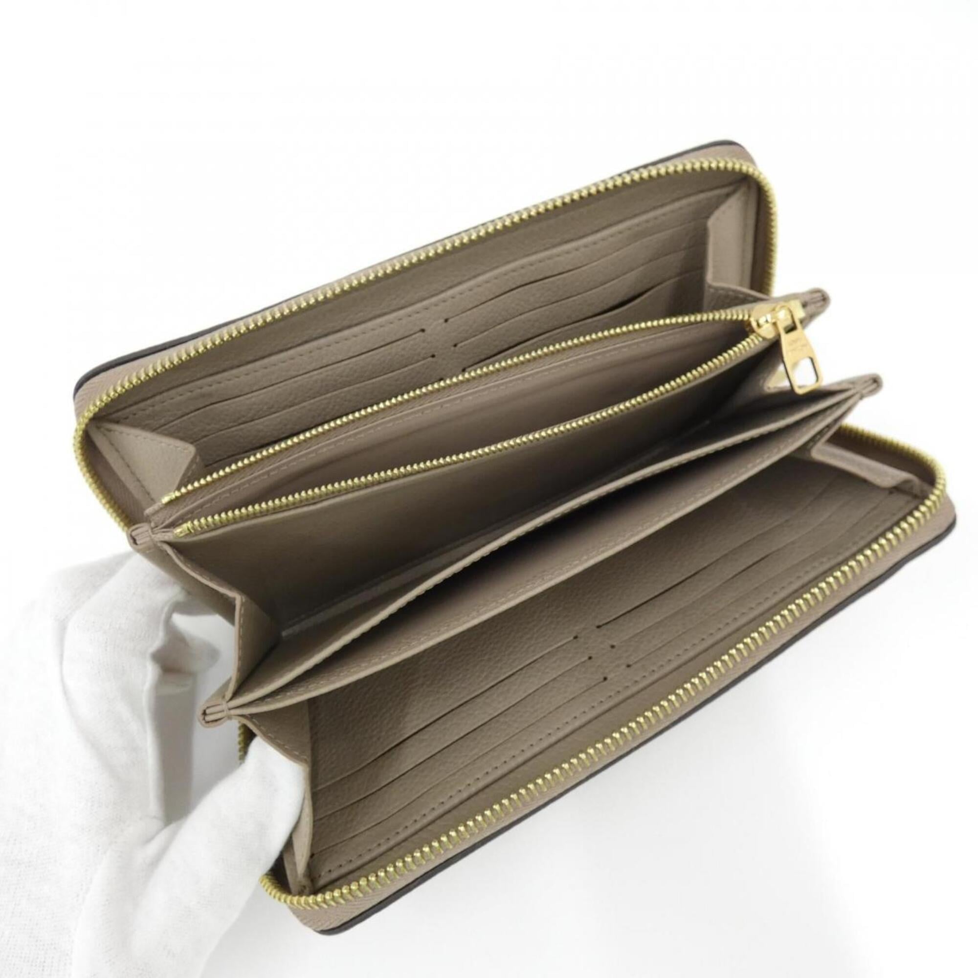 Louis Vuitton Monogram Empreinte Tourterelle Leather Long Wallet (Bi-Fold) (Pre-Owned)