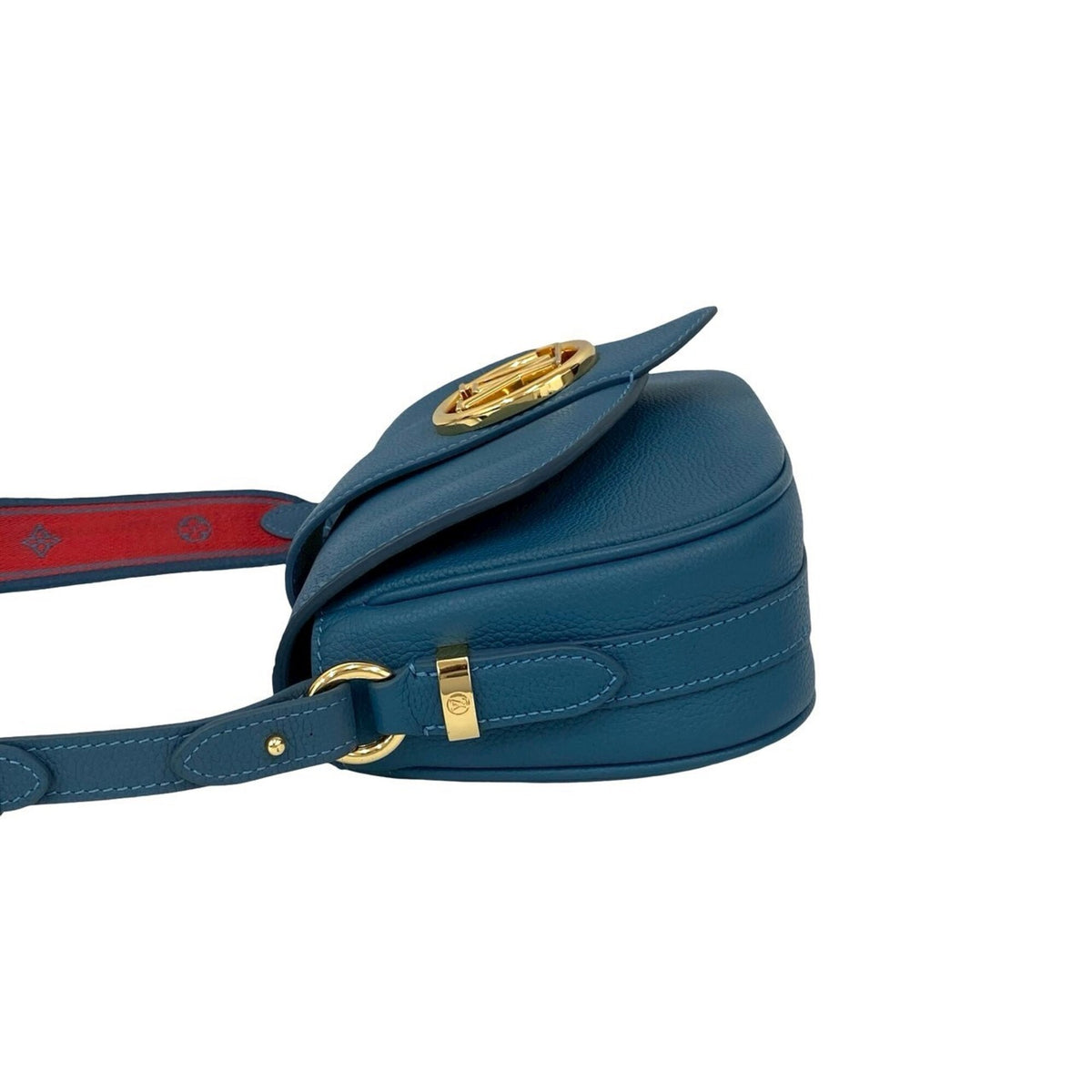 Louis Vuitton Blue Leather Pochette Shoulder Bag (Pre-Owned)