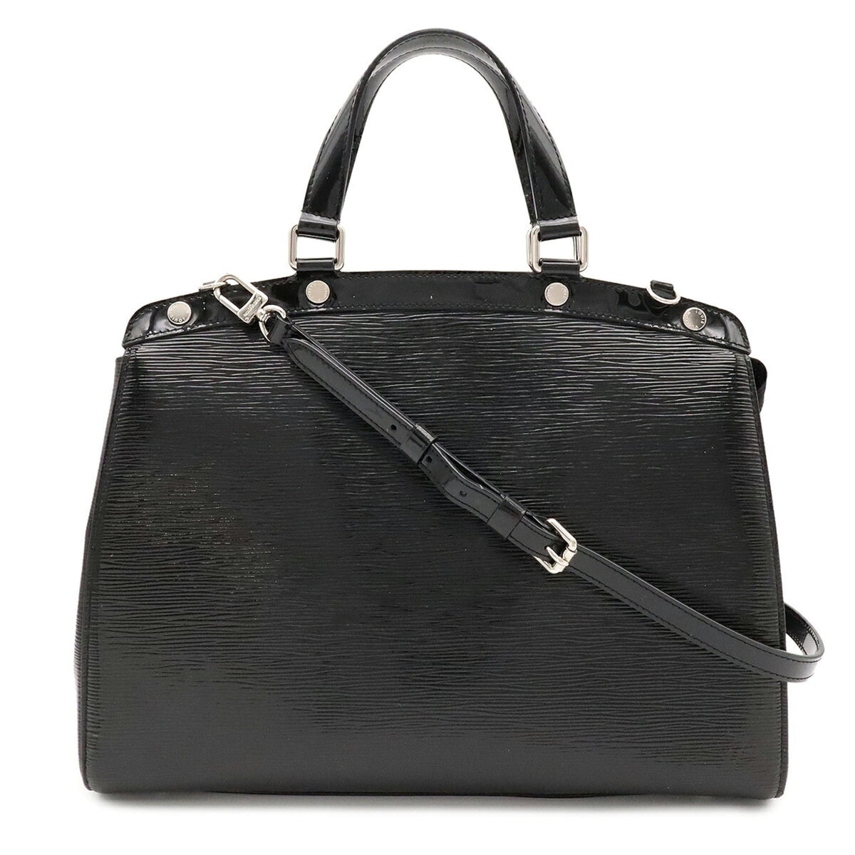 Louis Vuitton Black Noir Epi Leather Handbag Shoulder Bag (Pre-Owned)