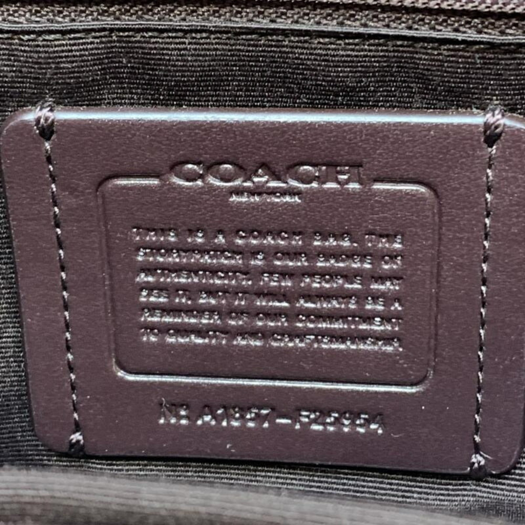Coach Signature Signature Line Tote Bag (Pre-Owned)