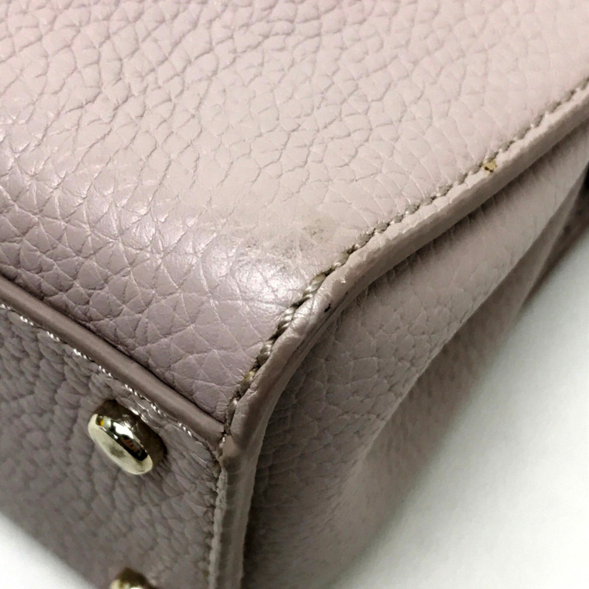 Kate Spade Gray Leather Handbag (Pre-Owned)