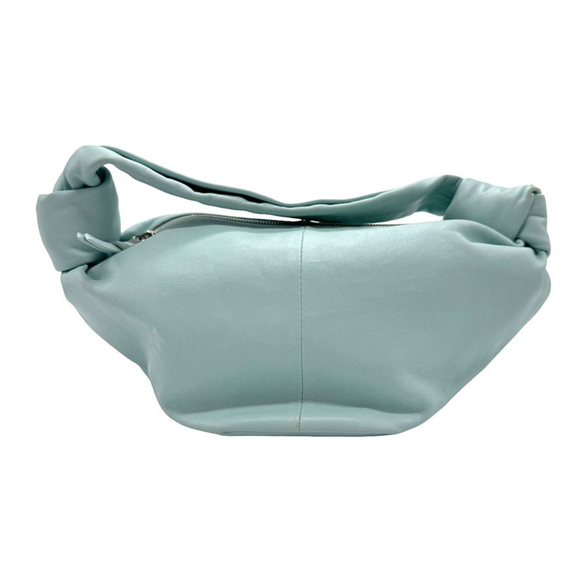 Bottega Veneta Light Blue Leather Handbag (Pre-Owned)