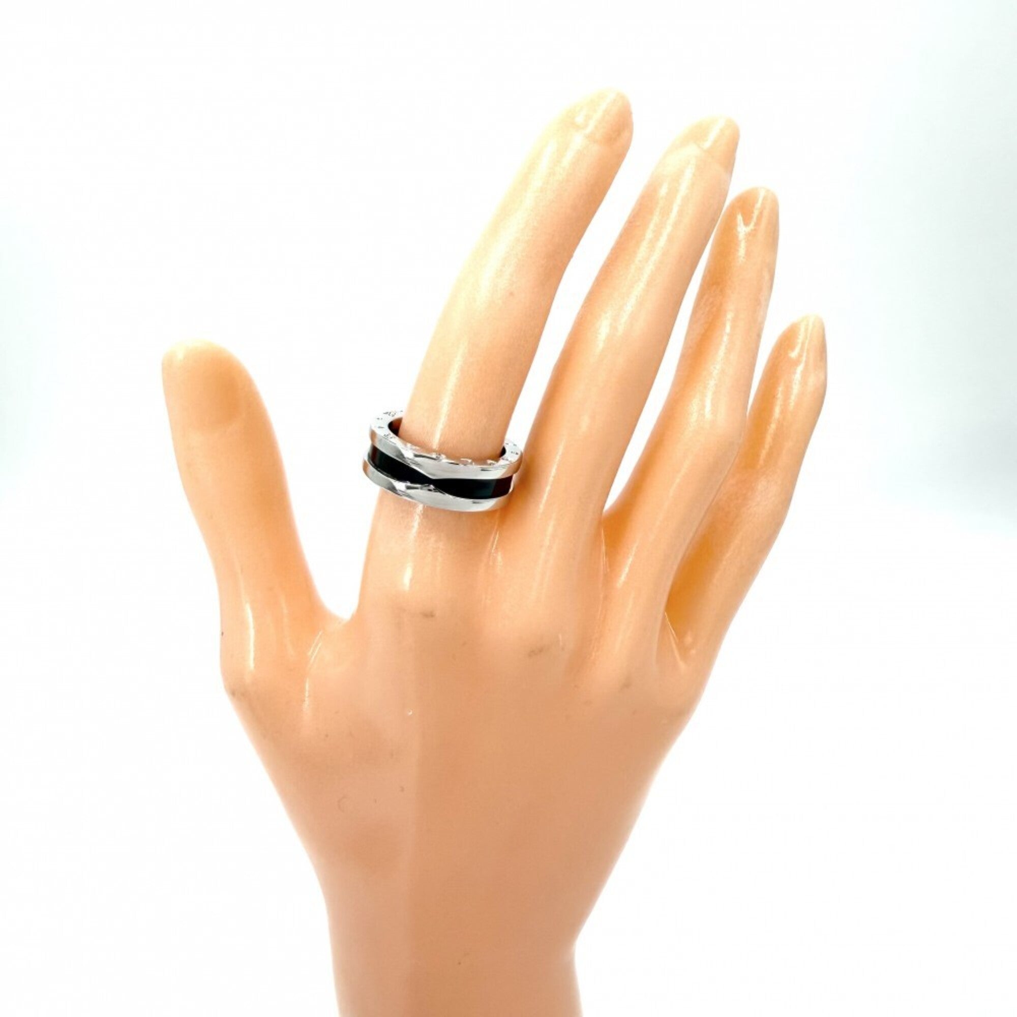 Bvlgari B.Zero1 Black Ceramic Band Ring (Pre-Owned)