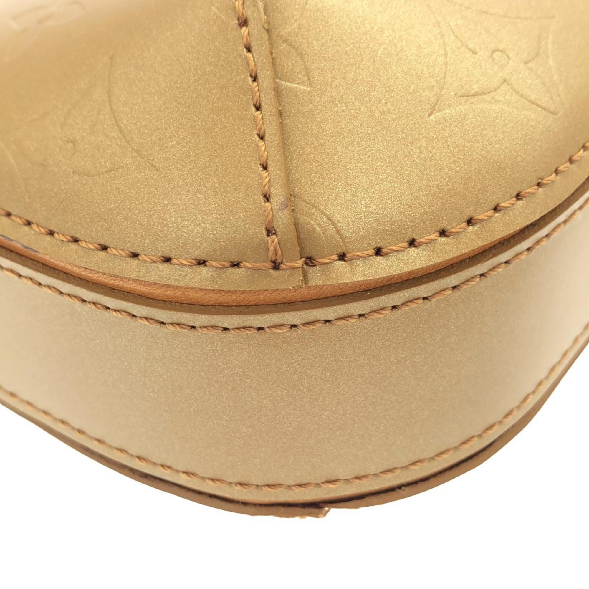 Louis Vuitton Orange Silver Monogram Mat Shoulder Bag (Pre-Owned)