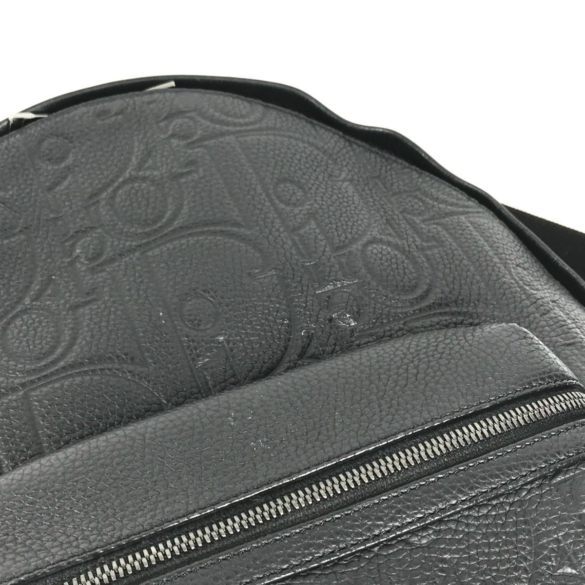 Christian Dior Black Leather Backpack (Pre-Owned)
