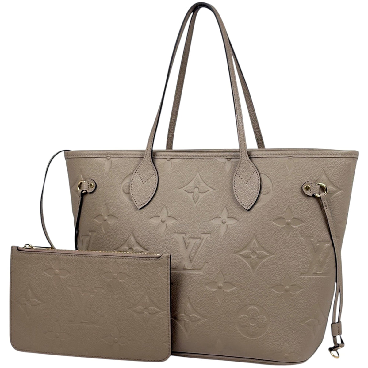 Louis Vuitton Tourterelle Monogram Empreinte Shoulder Bag Tote Bag (Pre-Owned)
