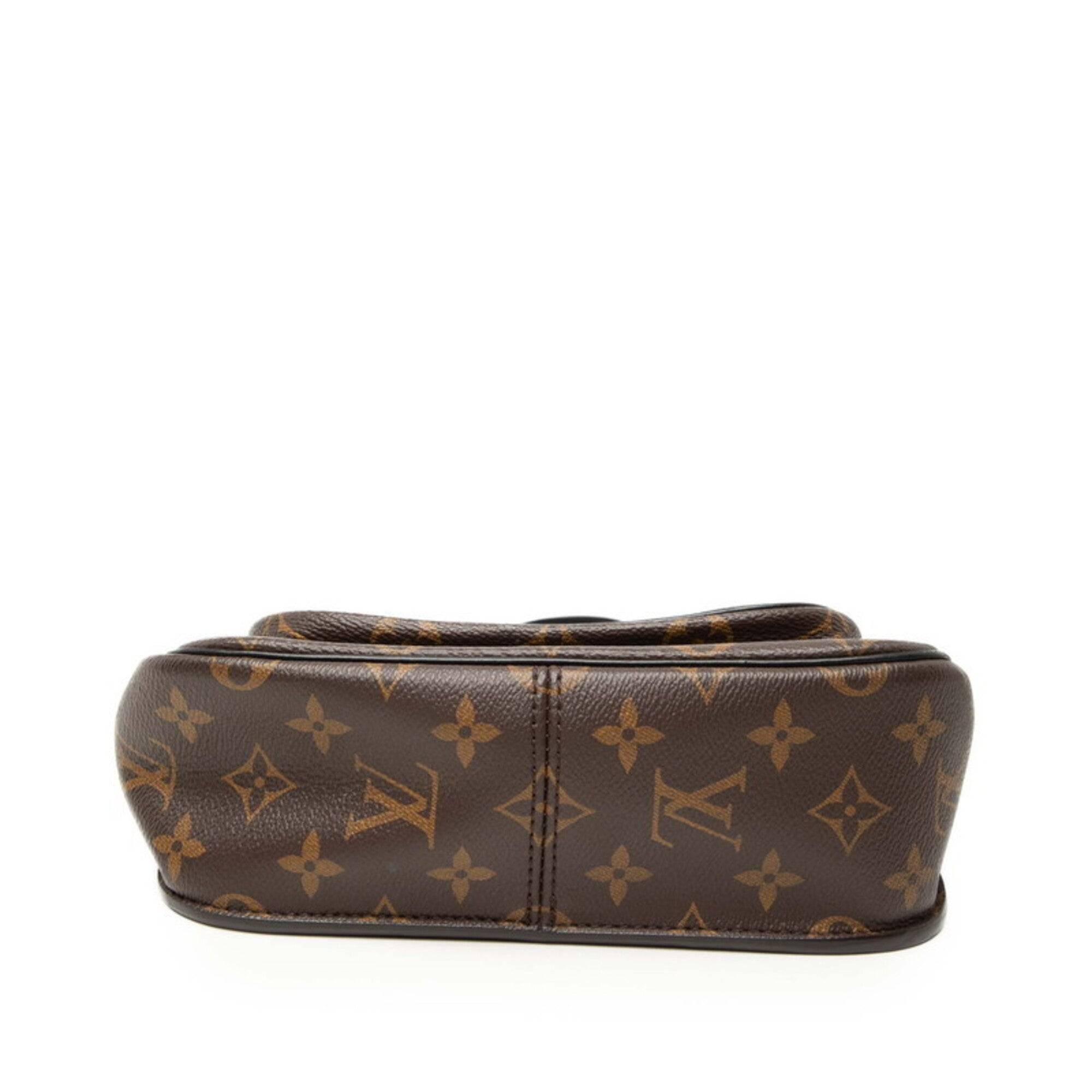 Louis Vuitton Brown Pvc Leather Shoulder Bag (Pre-Owned)