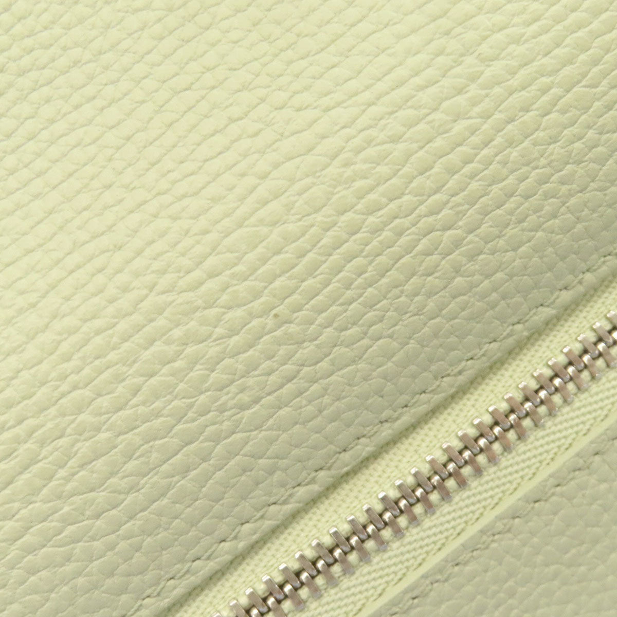 Loewe Light Green Leather Long Wallet (Bi-Fold) (Pre-Owned)