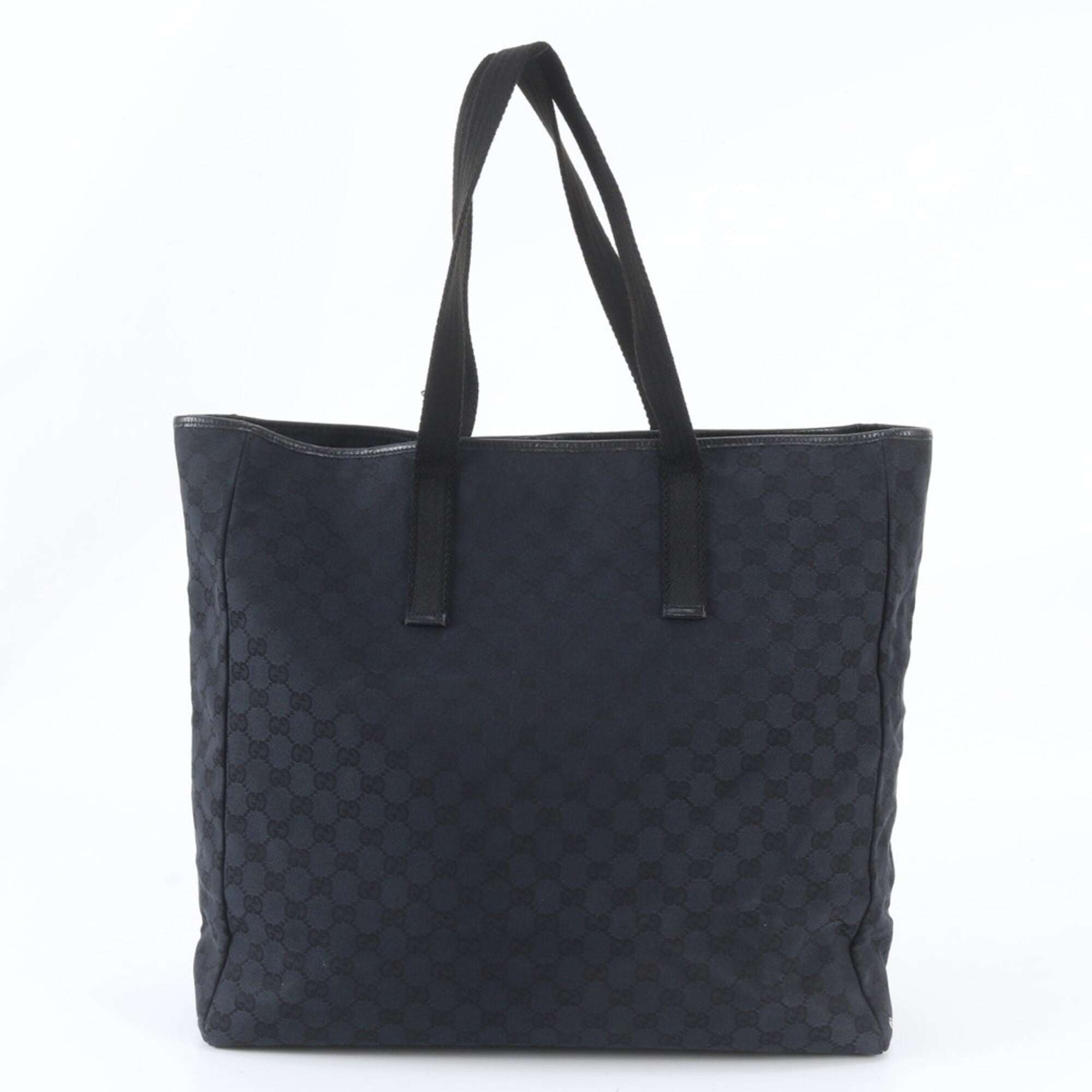 Gucci Black Gg Canvas Handbag Tote Bag (Pre-Owned)