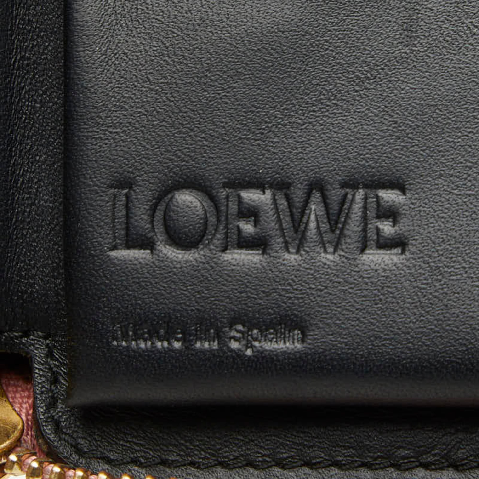 Loewe Pink Leather Wallet (Bi-Fold) (Pre-Owned)