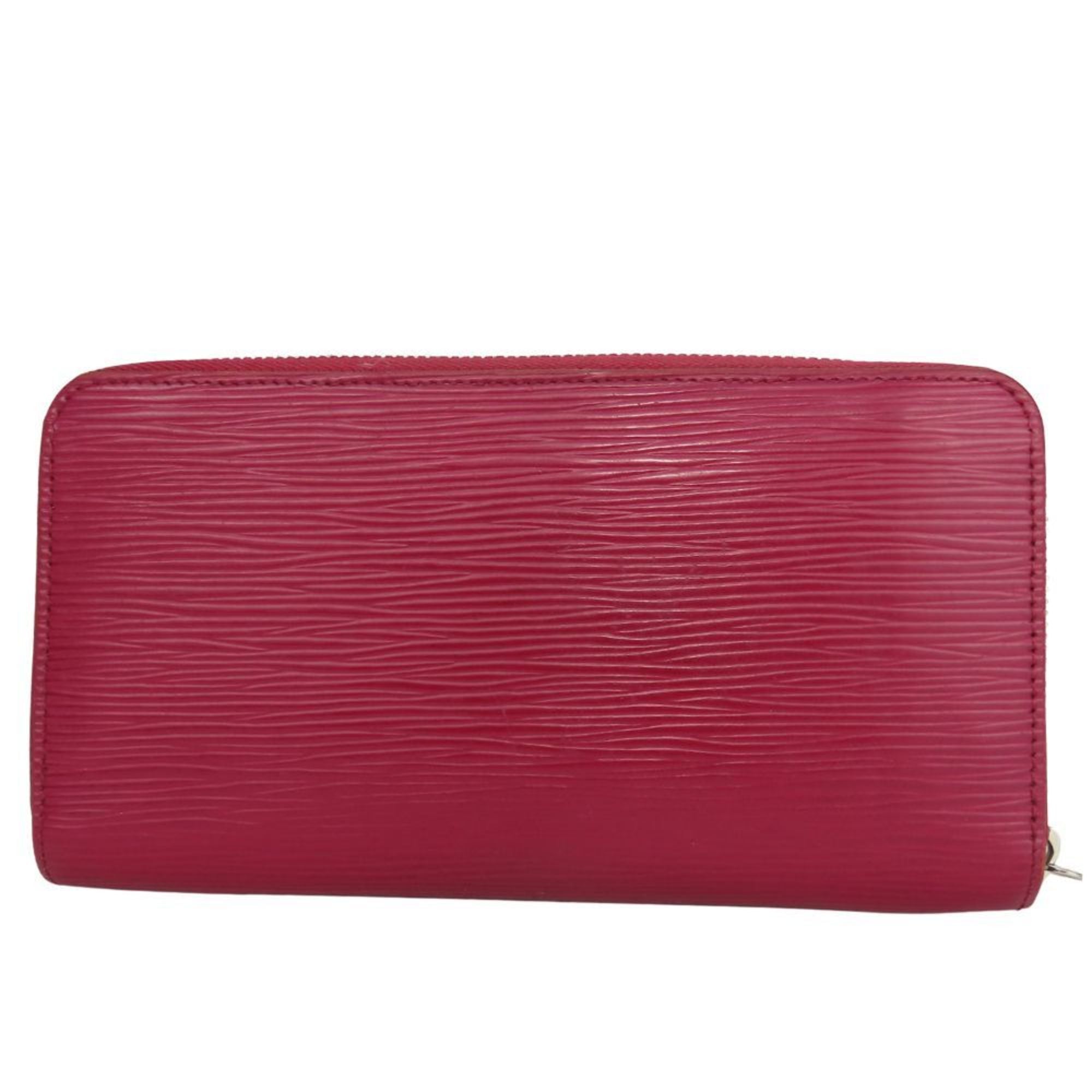 Louis Vuitton Bordeaux Fuchsia Epi Leather Long Wallet (Bi-Fold) (Pre-Owned)