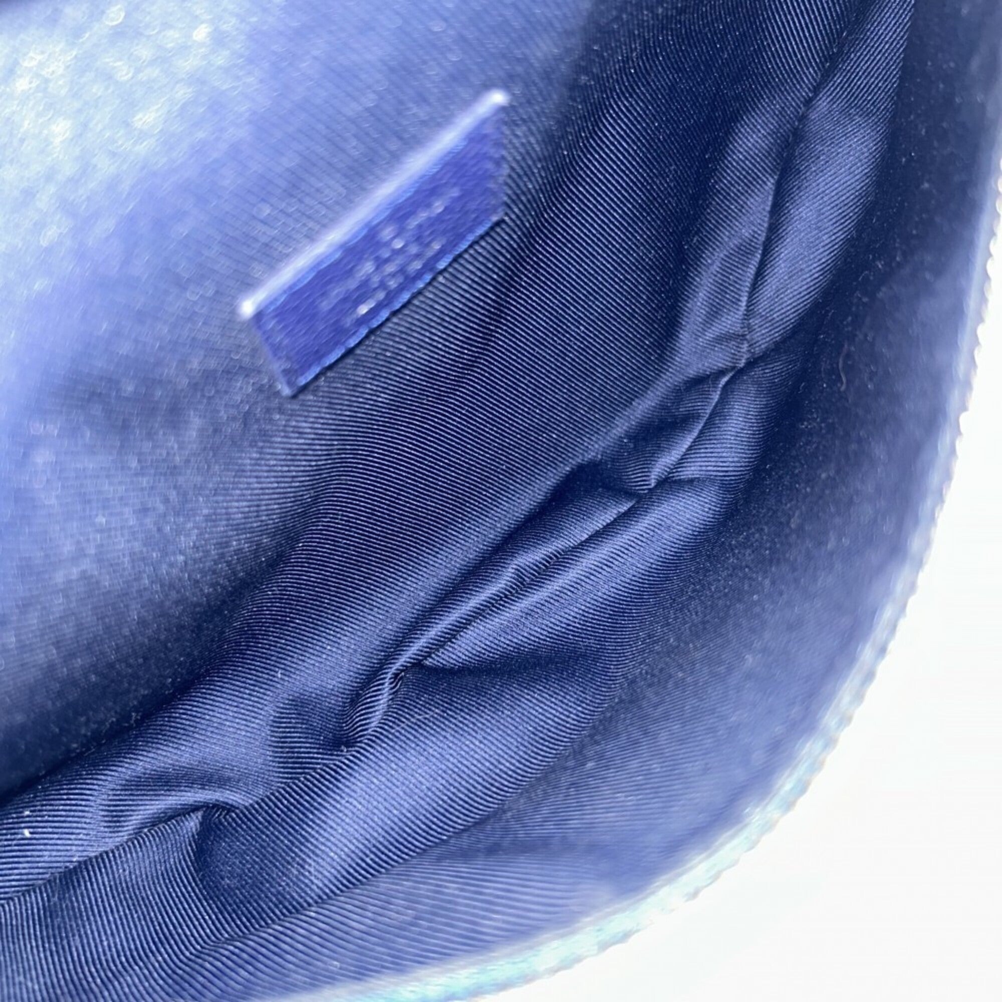 Louis Vuitton Blue Monogram Fanny Pack Sling Bag (Pre-Owned)