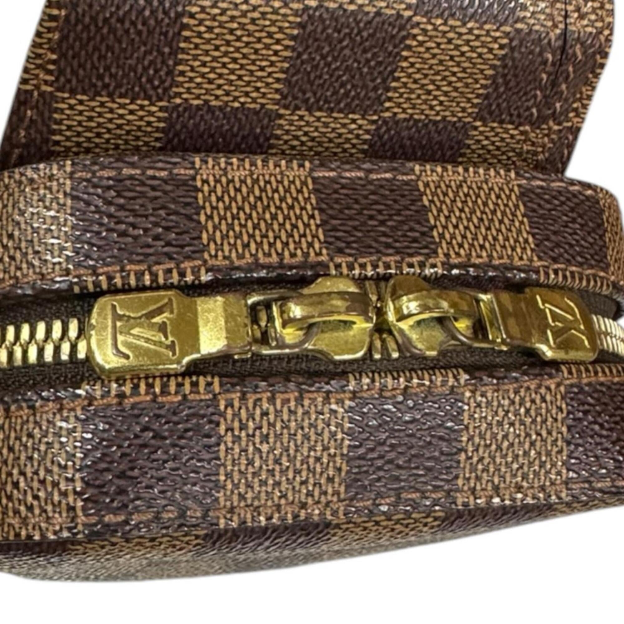 Louis Vuitton Damier Brown Damier Canvas Sling Bag (Pre-Owned)