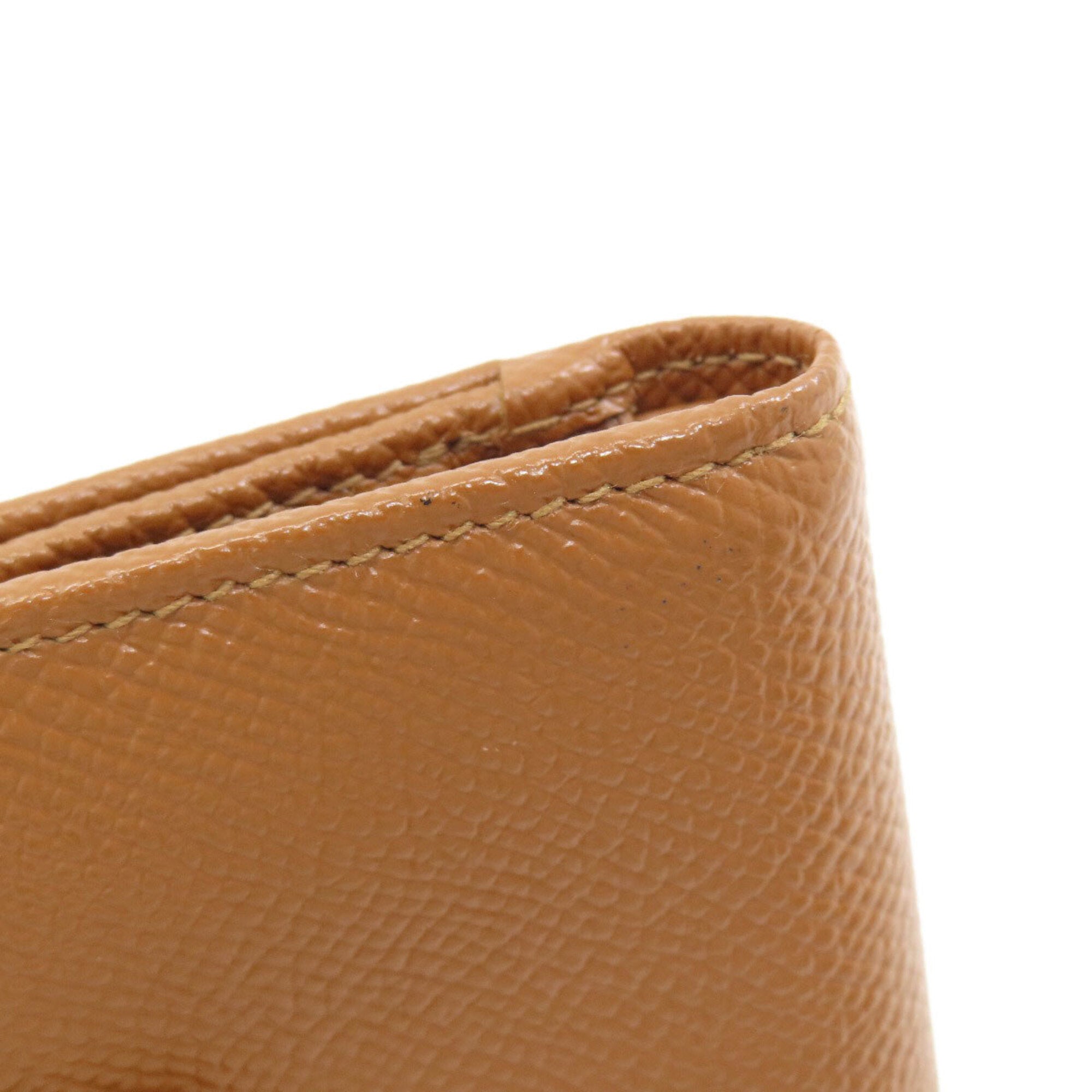 Bvlgari Brown Leather Wallet (Bi-Fold) (Pre-Owned)