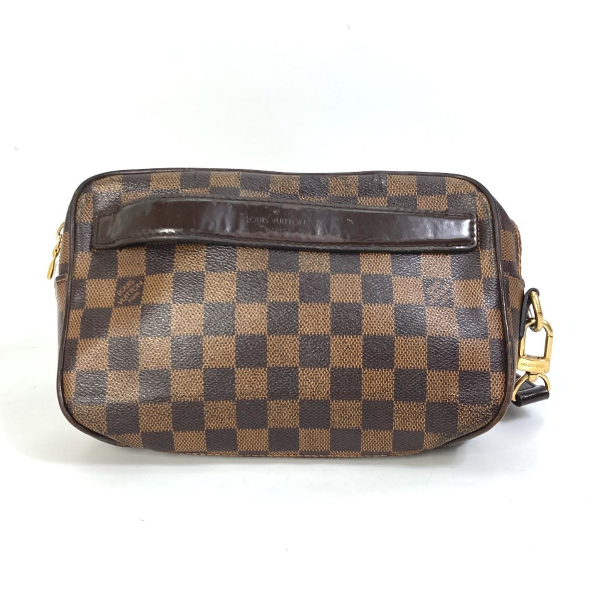 Louis Vuitton Damier Brown Ebene Damier Canvas Pochette (Pre-Owned)