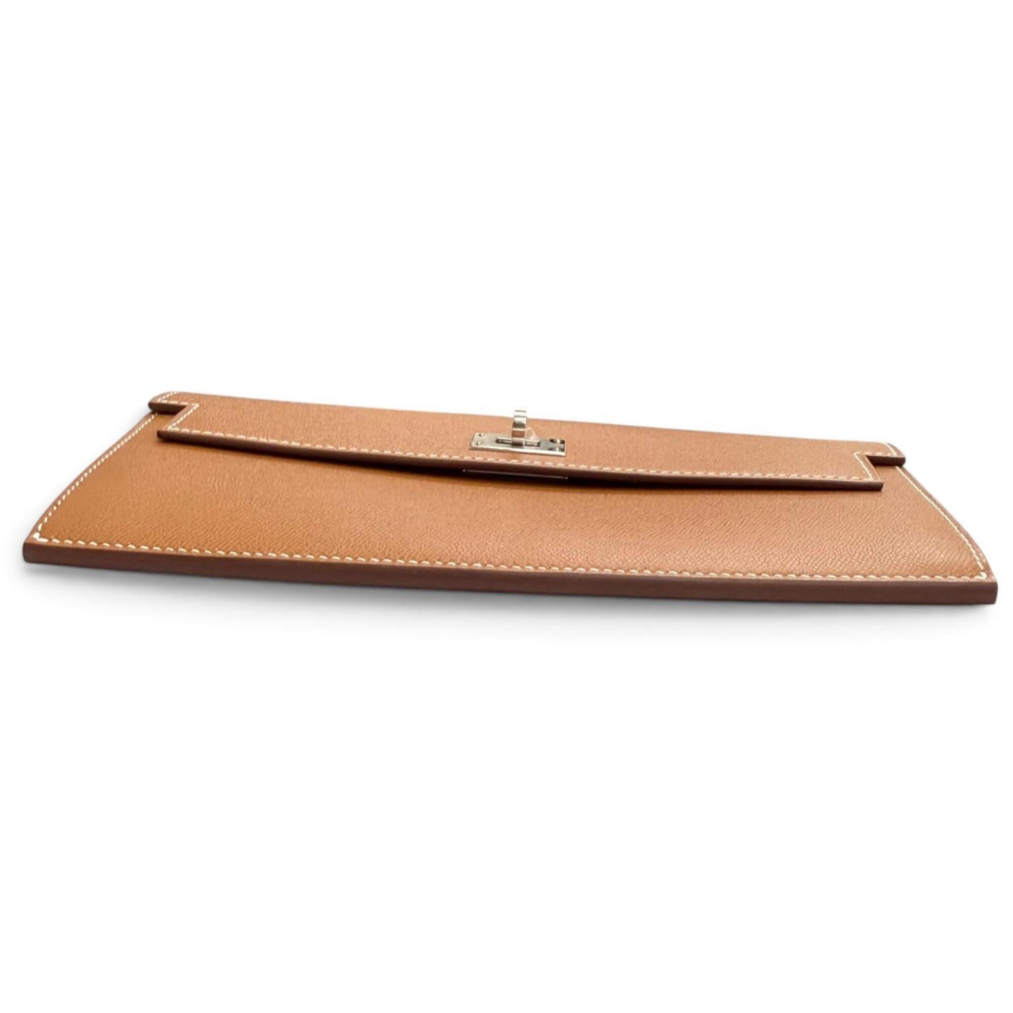 Hermes Gold Long Wallet (Bi-Fold) (Pre-Owned)