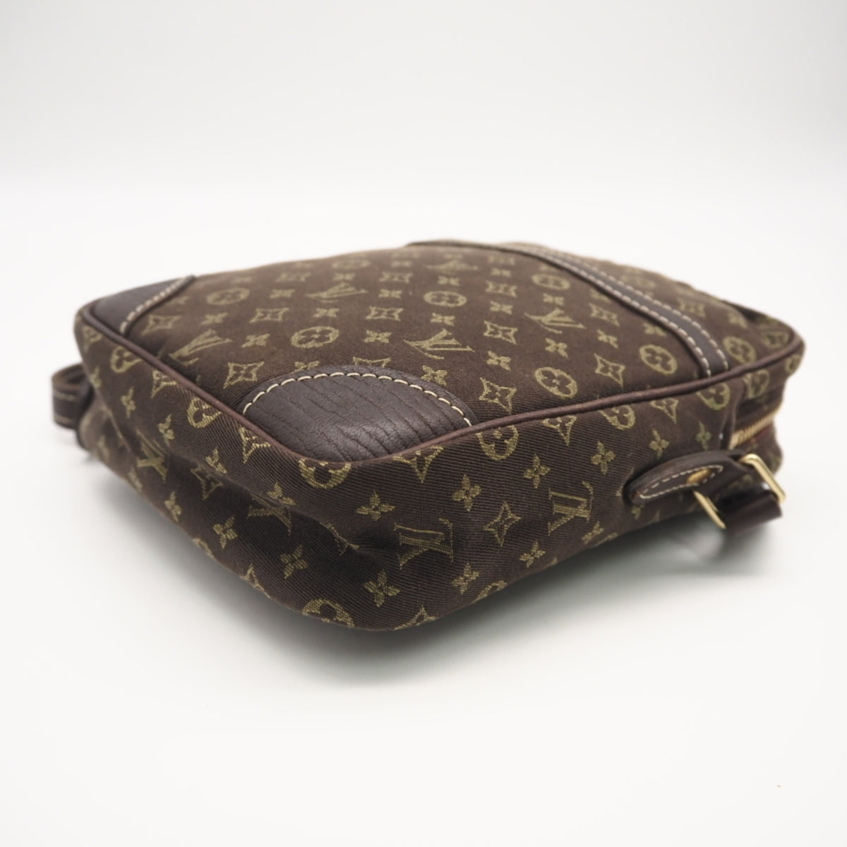 Louis Vuitton Monogram Brown Coated Canvas Leather Shoulder Bag (Pre-Owned)