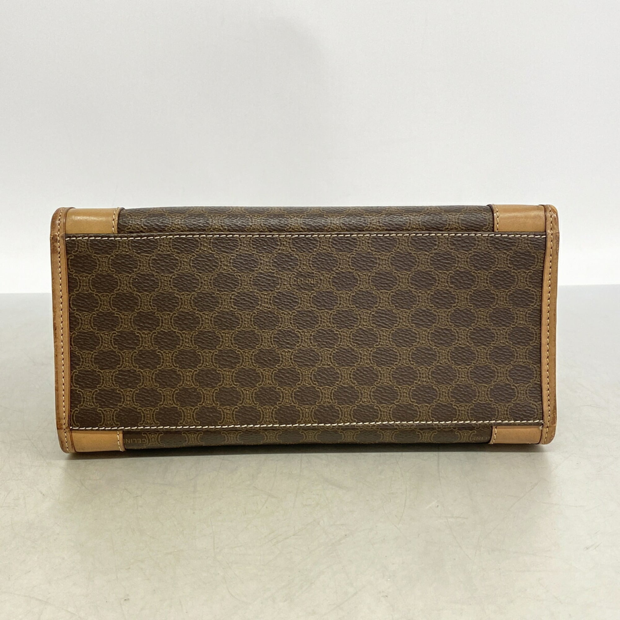 Celine Brown Pvc Handbag (Pre-Owned)