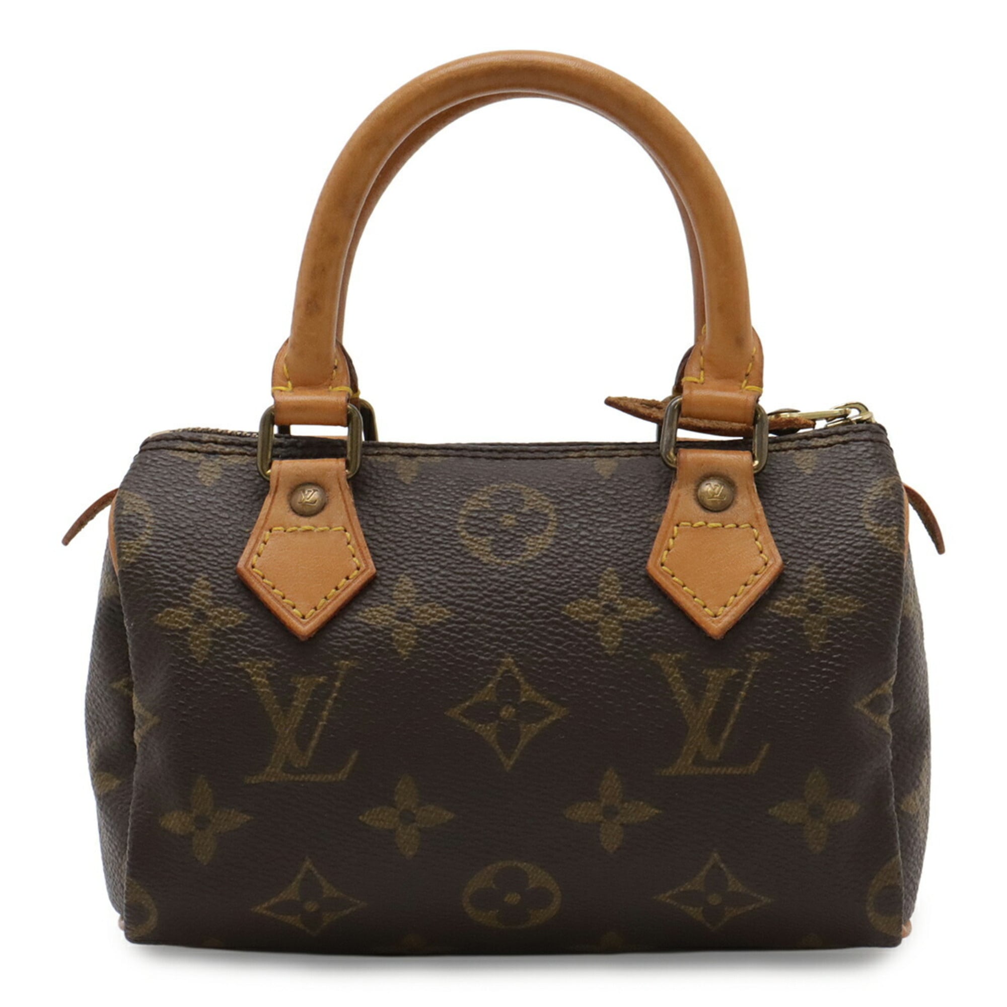 Louis Vuitton Brown Monogram Canvas Pvc Coated Canvas Handbag Pouch (Pre-Owned)