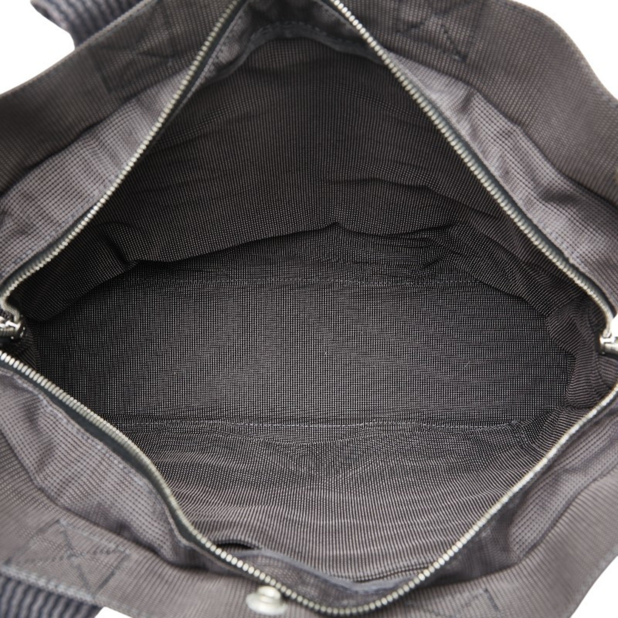 Hermes Gray Canvas Tote Bag (Pre-Owned)