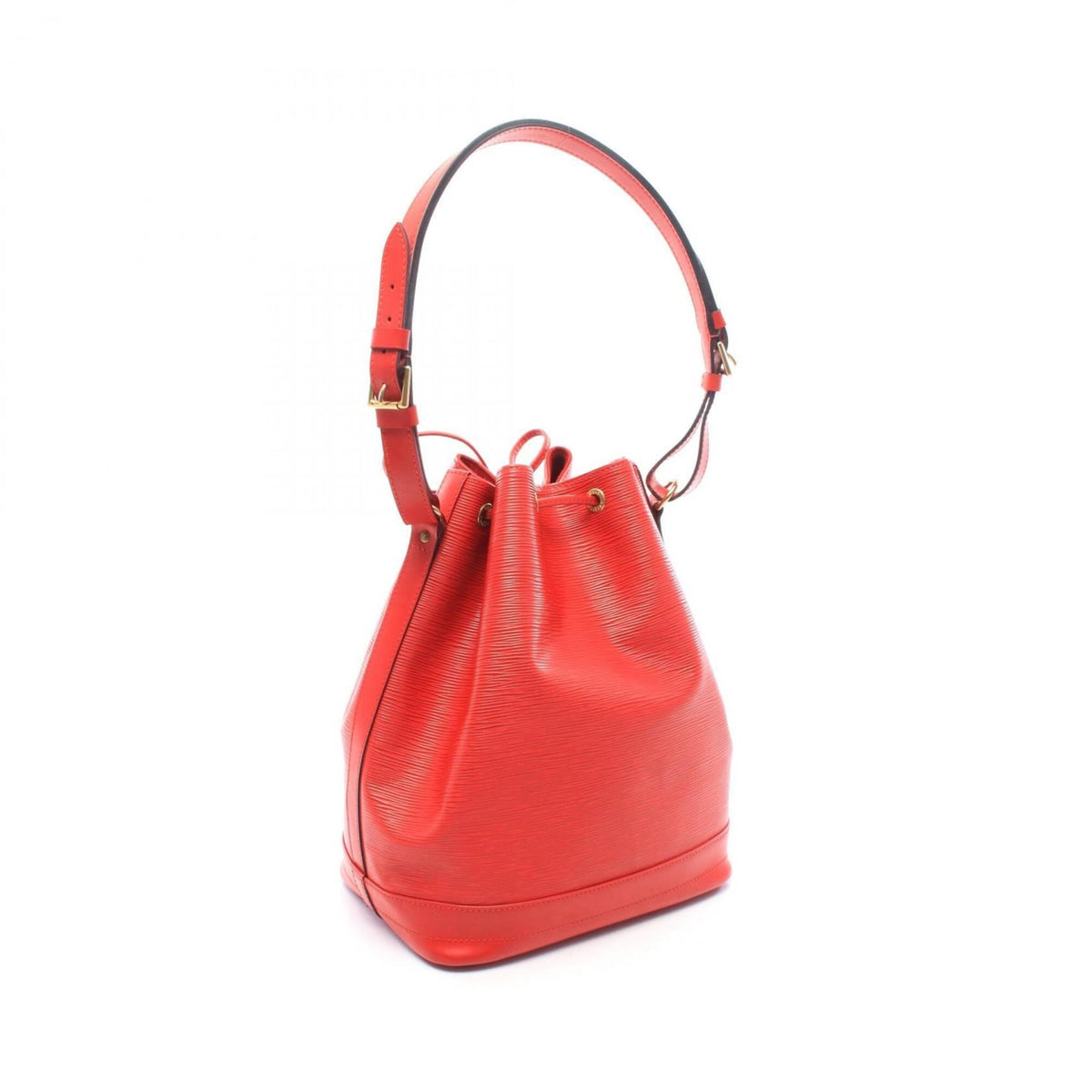 Louis Vuitton Castilian Red Red Color Leather Handbag Shoulder Bag (Pre-Owned)