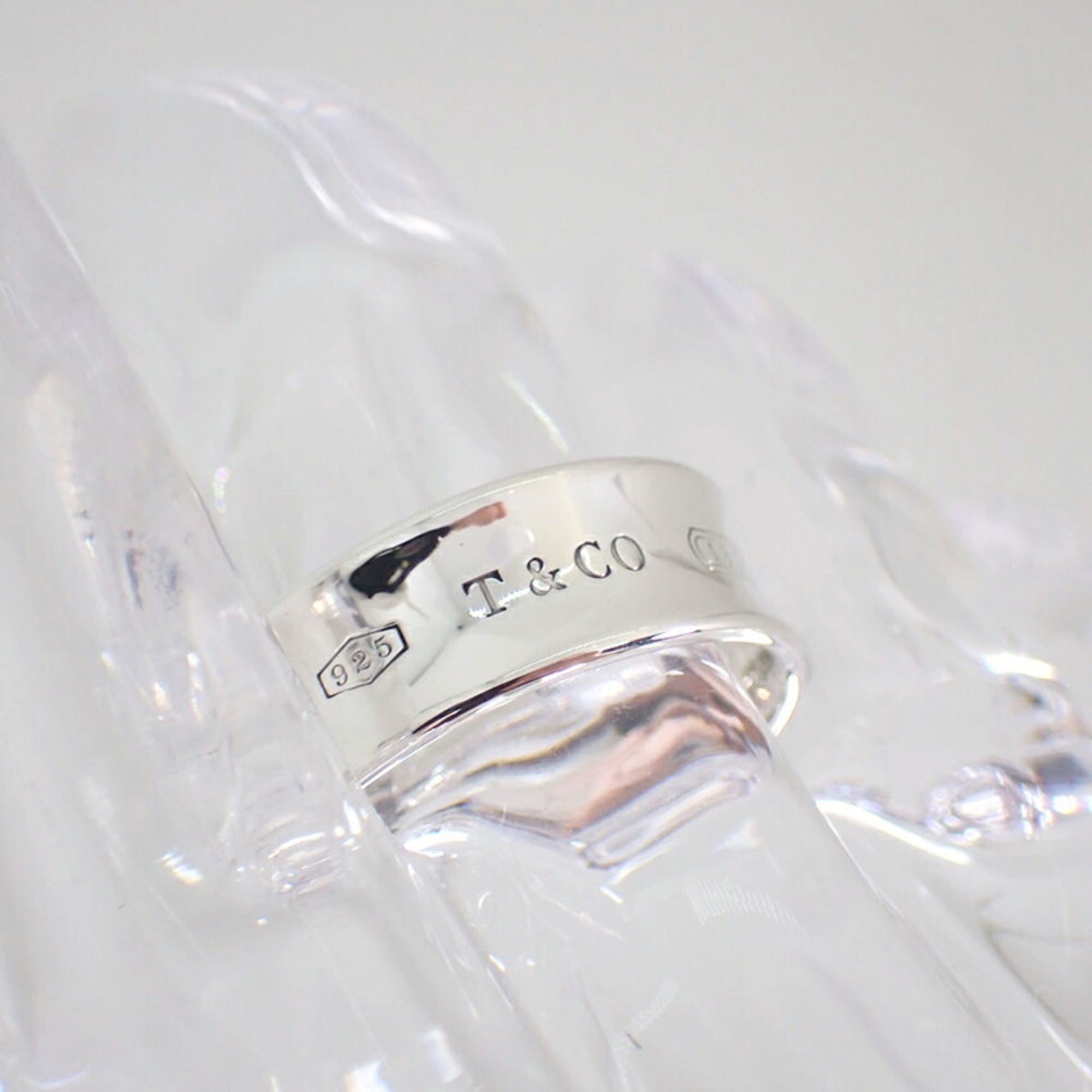 Tiffany Sterling Silver 925 Band Ring (Pre-Owned)