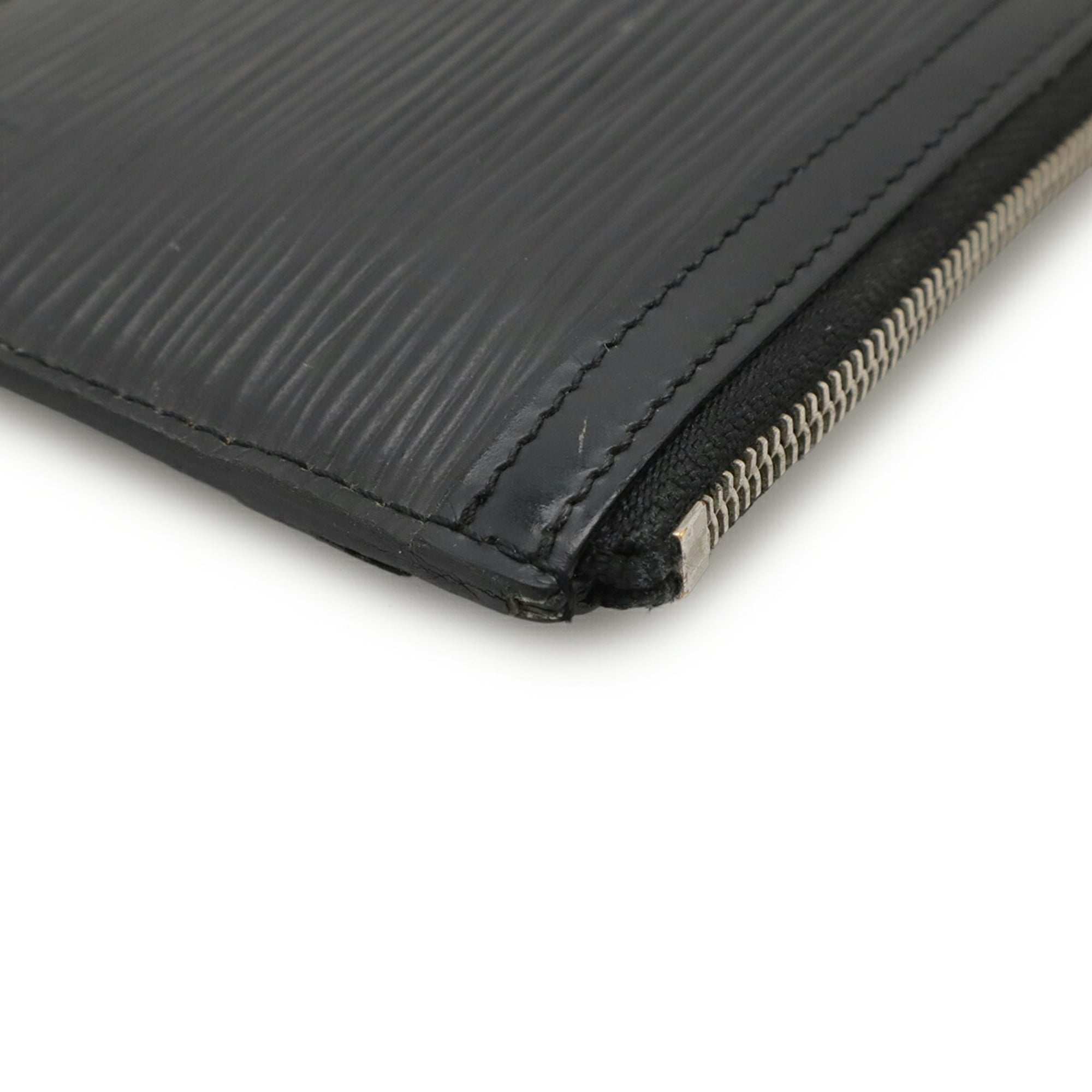 Louis Vuitton Noir Epi Leather Coin Purse/Coin Case (Pre-Owned)