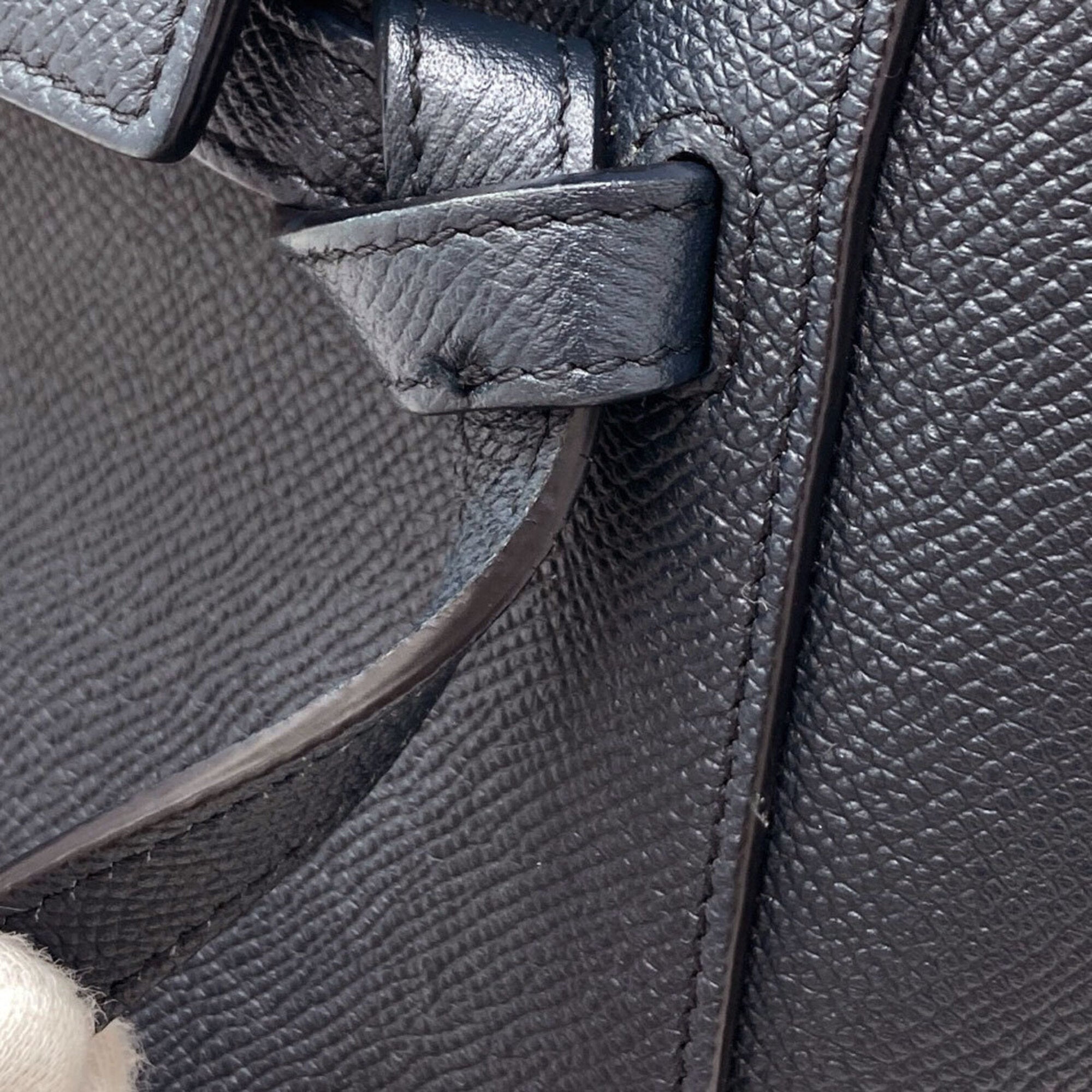 Celine Navy Leather Handbag (Pre-Owned)