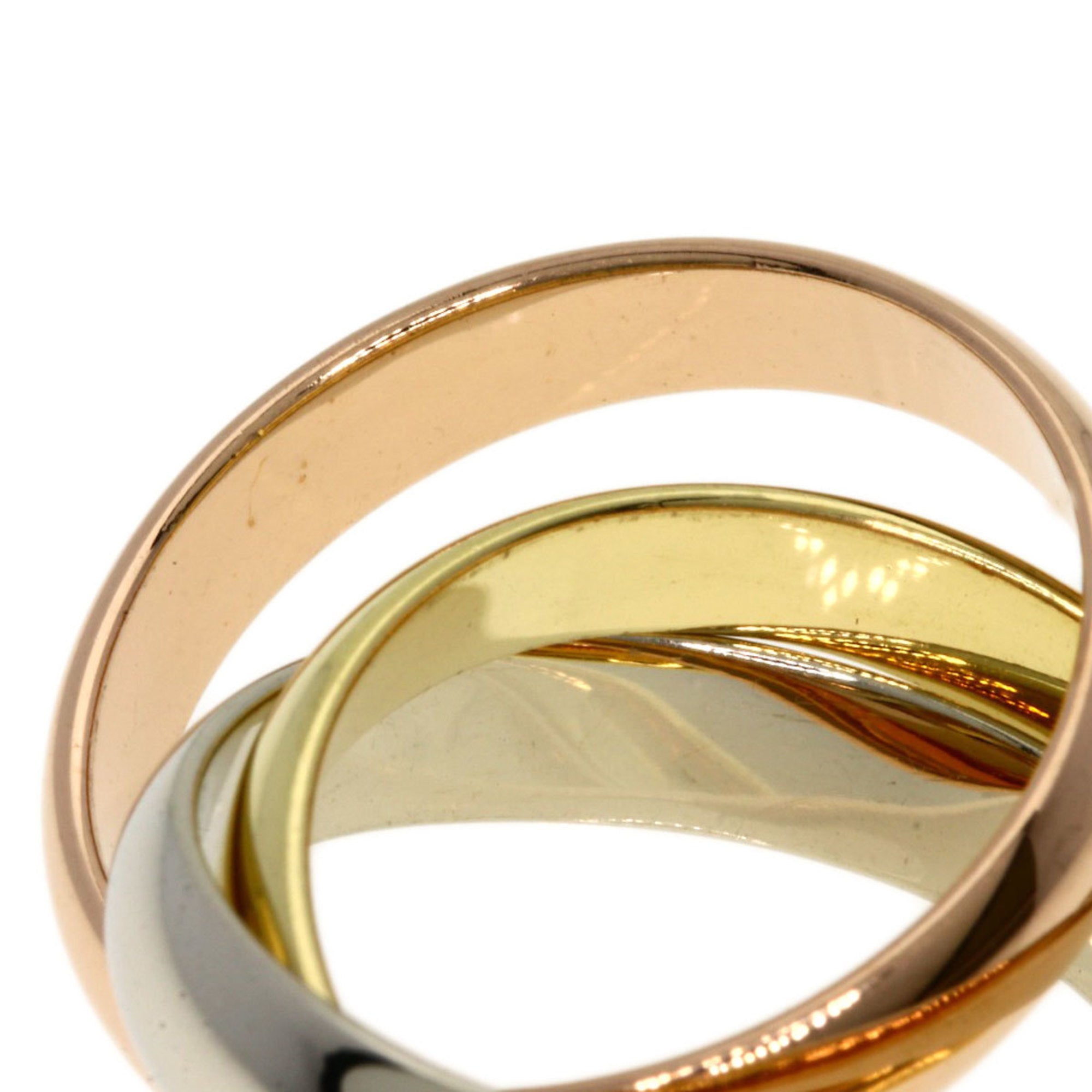 Cartier Trinity Pink Gold (18K) White Gold (18K) Yellow Gold (18K) Band Ring (Pre-Owned)
