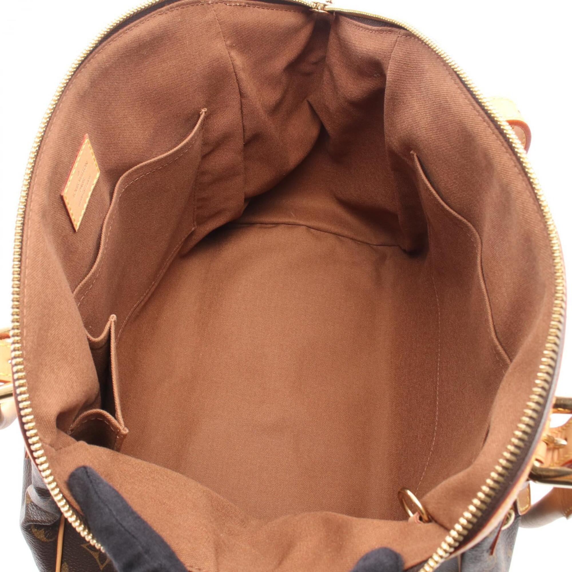 Louis Vuitton Brown Coated Canvas Leather Handbag (Pre-Owned)
