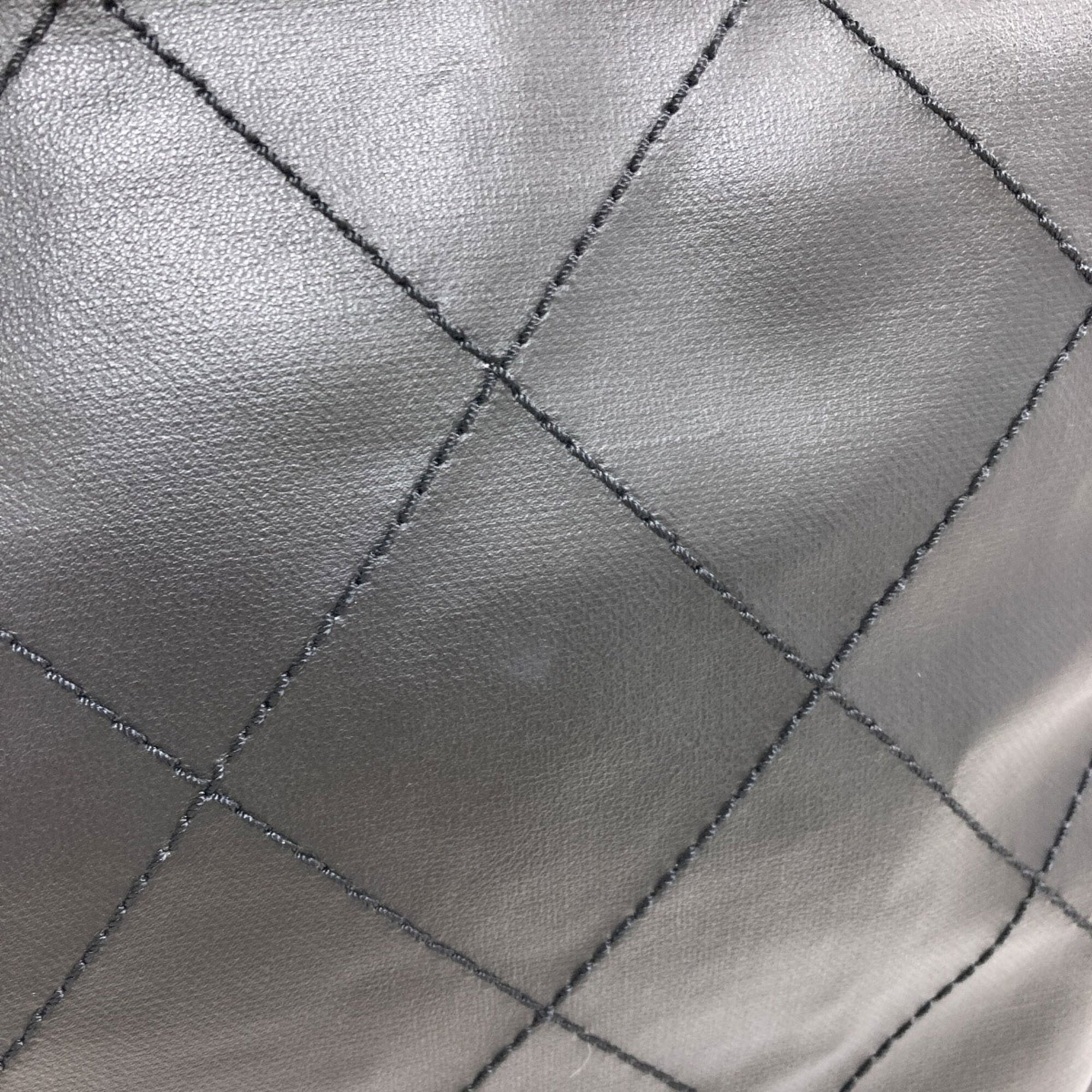 Chanel Black Coated Canvas Tote Bag (Pre-Owned)