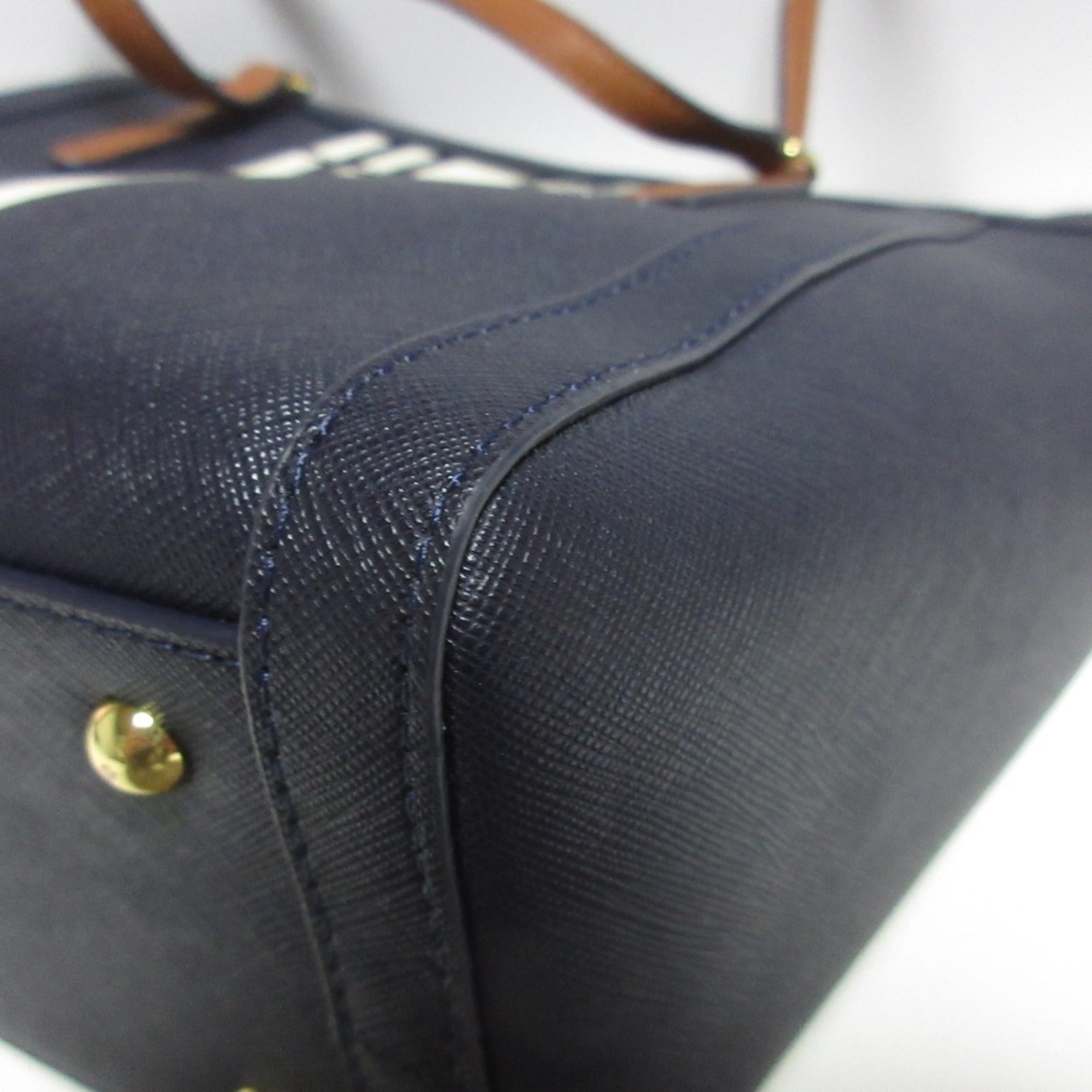 Ralph Lauren Navy Shoulder Bag Tote Bag (Pre-Owned)