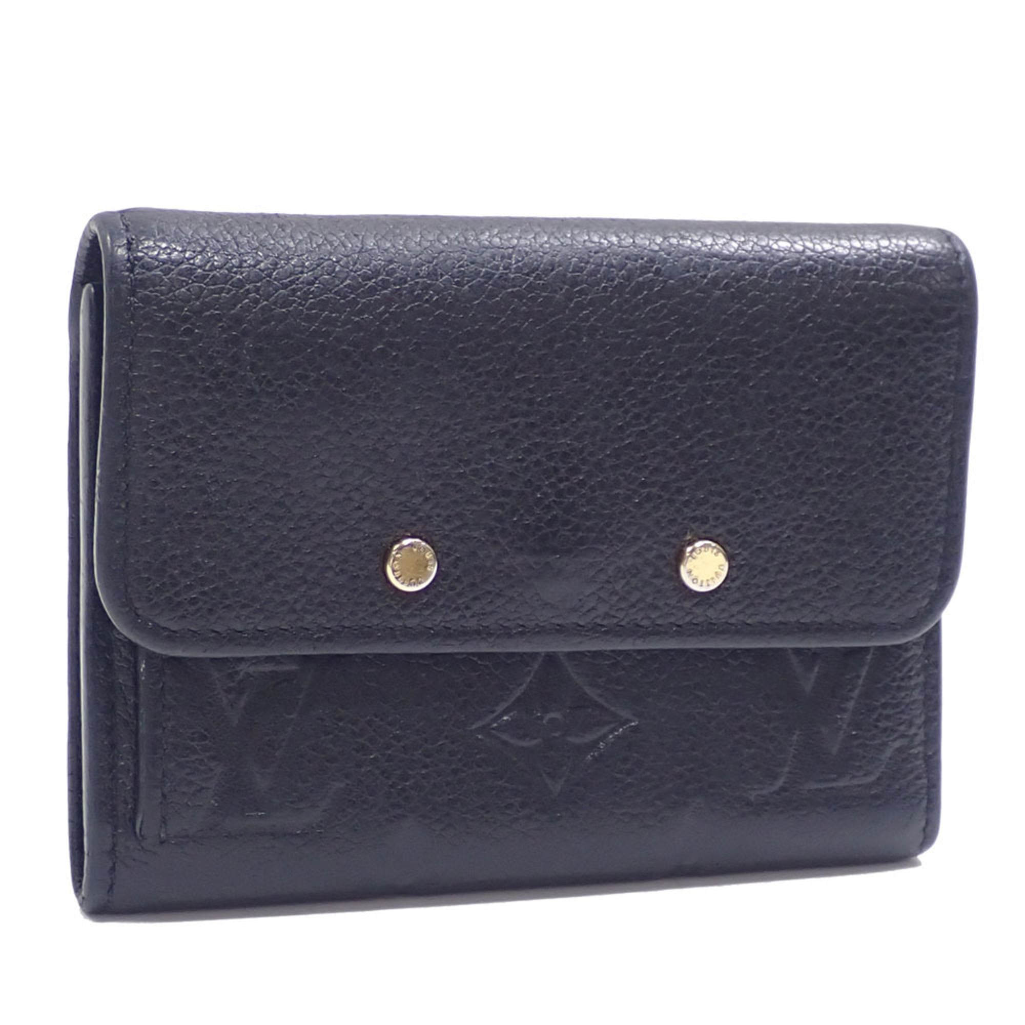 Louis Vuitton Monogram Empreinte Monogram Empreinte Wallet (Tri-Fold) (Pre-Owned)