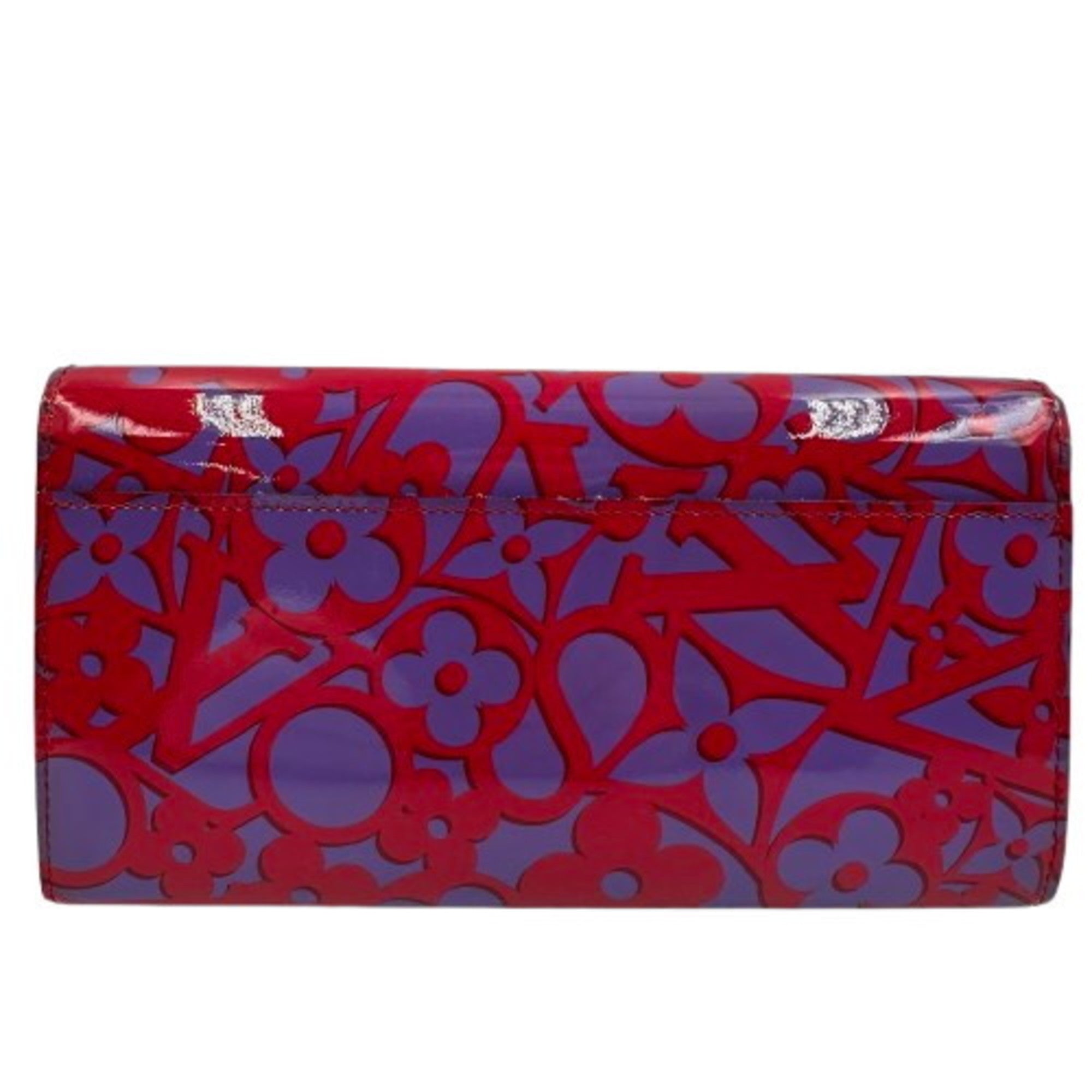 Louis Vuitton Vernis Pink Patent Leather Long Wallet (Bi-Fold) (Pre-Owned)