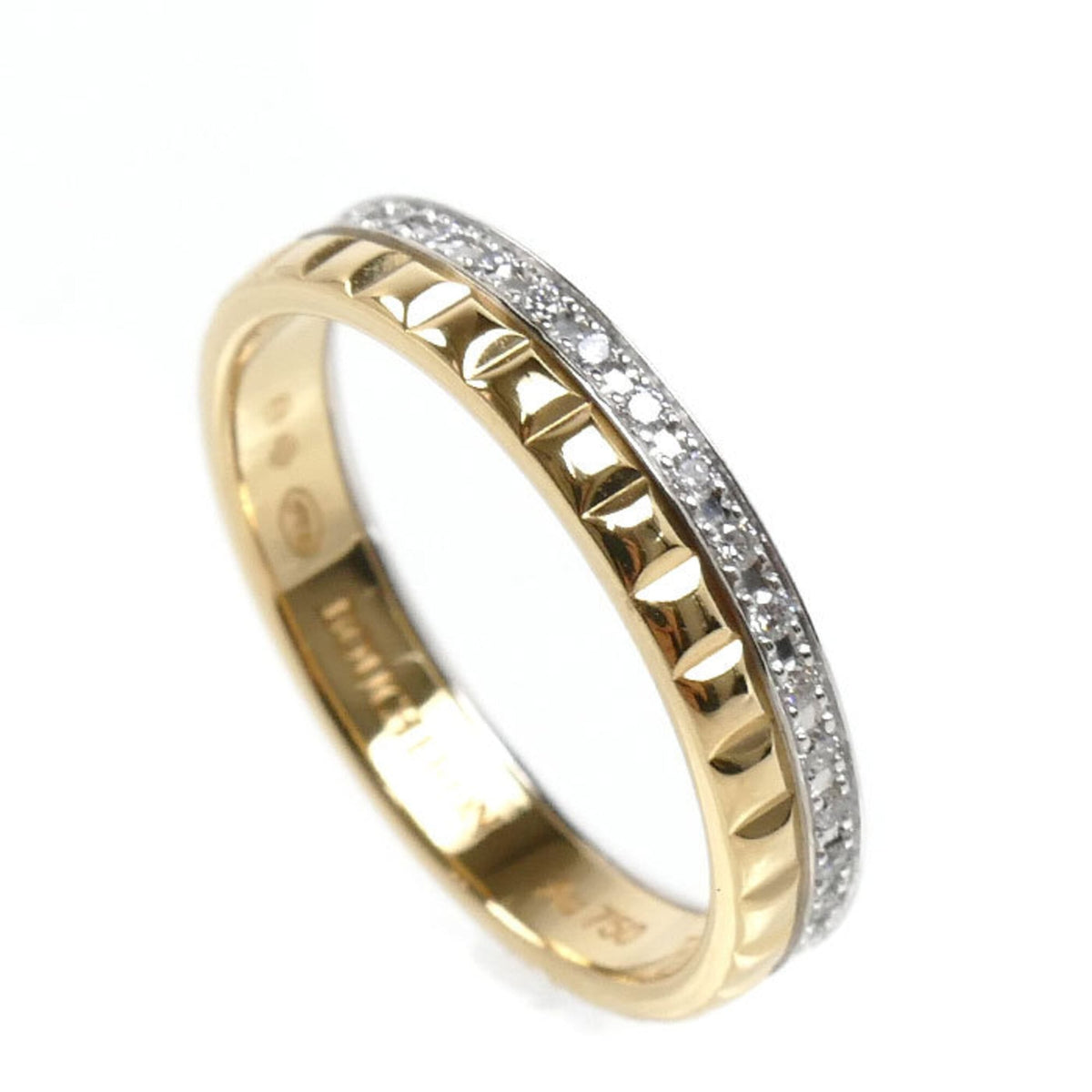 Boucheron Yellow Gold (18K) White Gold (18K) Band Ring (Pre-Owned)