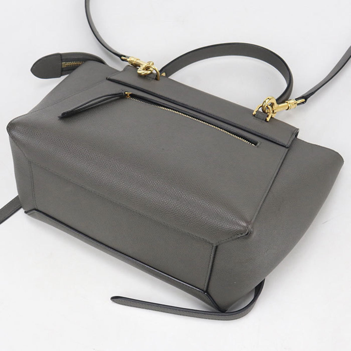 Celine Gray Leather Handbag (Pre-Owned)