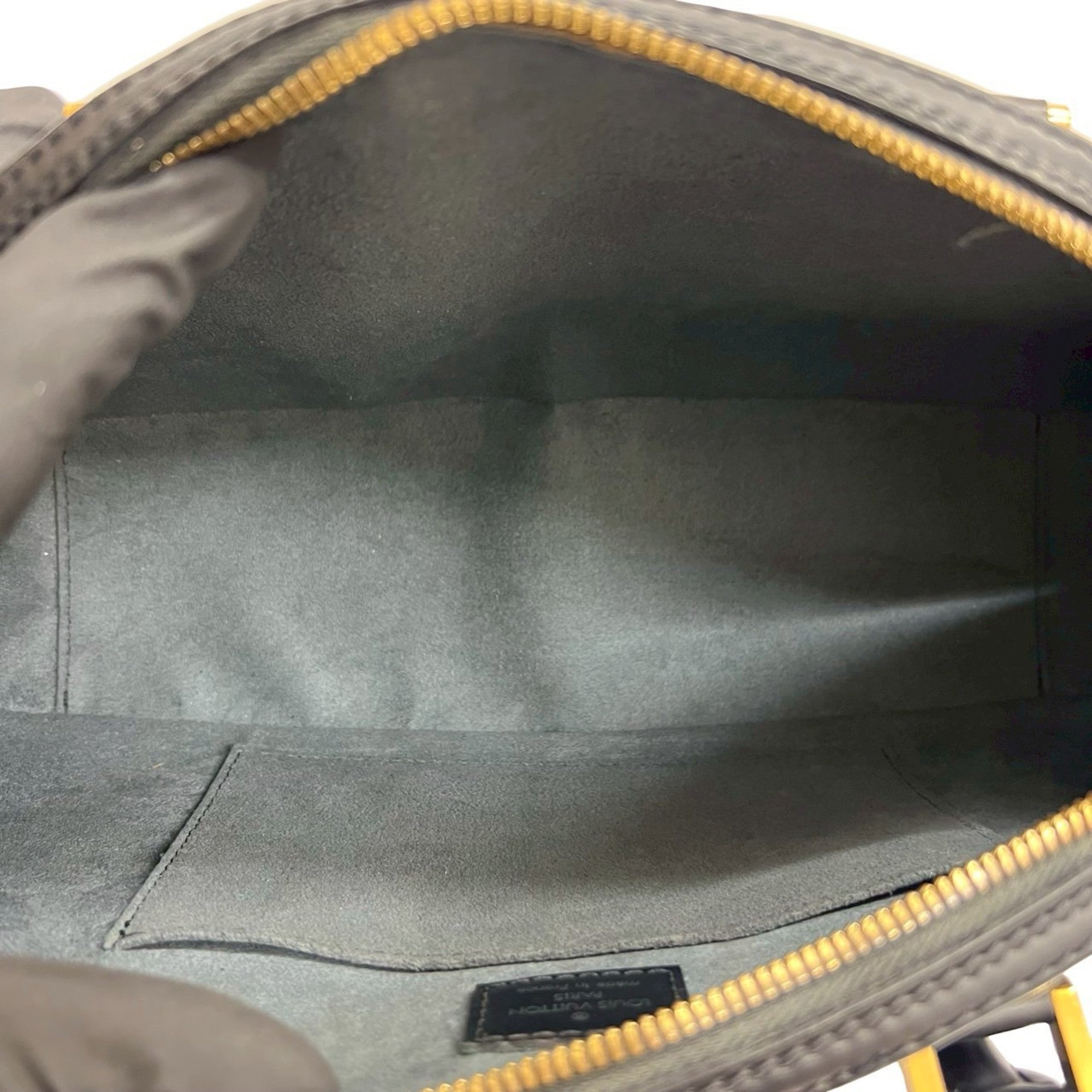 Louis Vuitton Black Epi Leather Boston Bag Handbag (Pre-Owned)