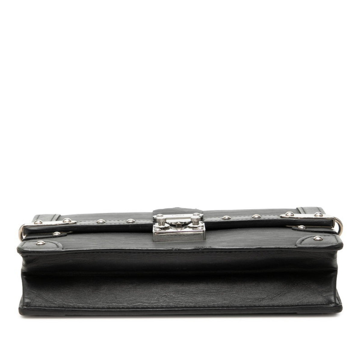 Louis Vuitton Black Leather Shoulder Bag (Pre-Owned)