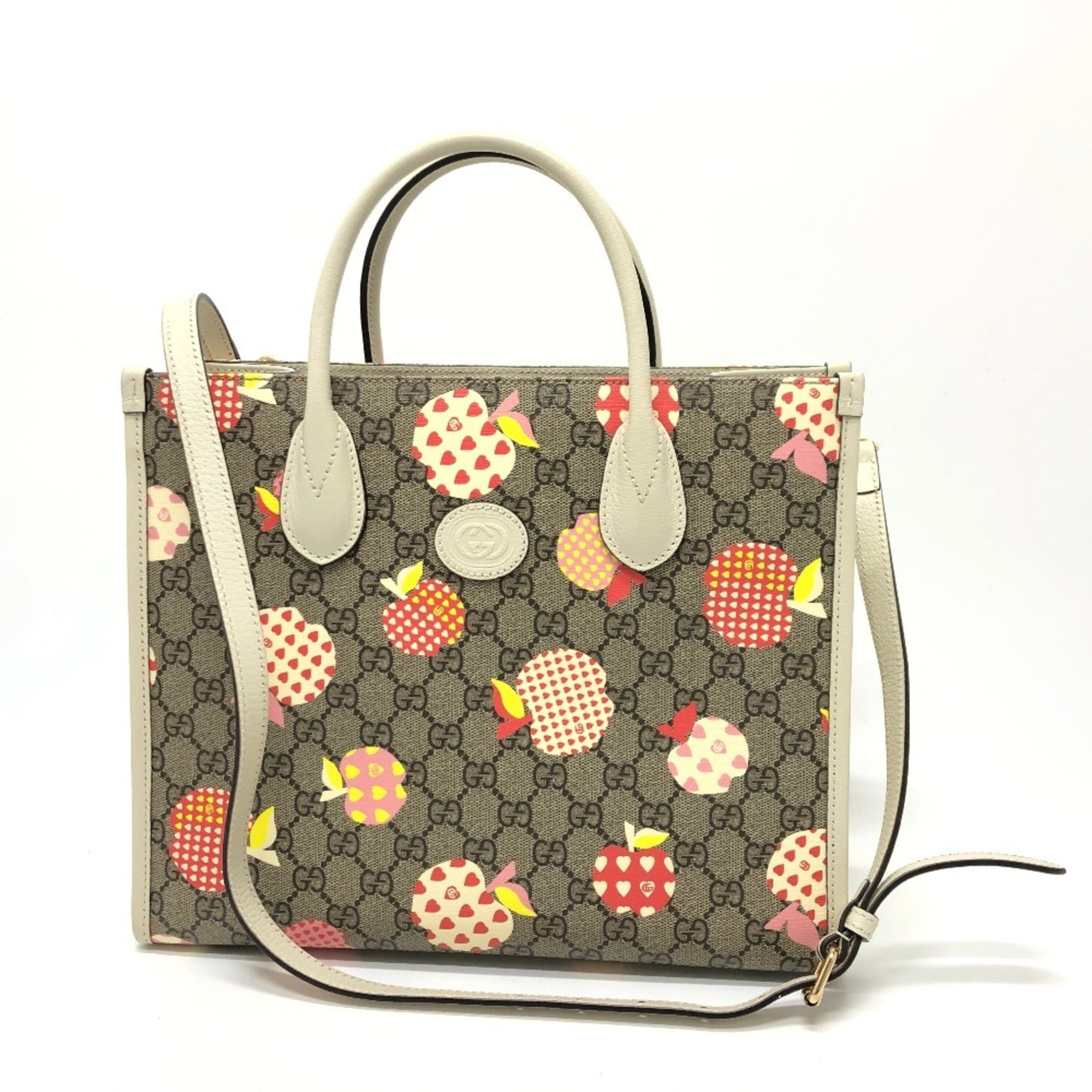 Gucci Beige Gg Supreme Handbag (Pre-Owned)