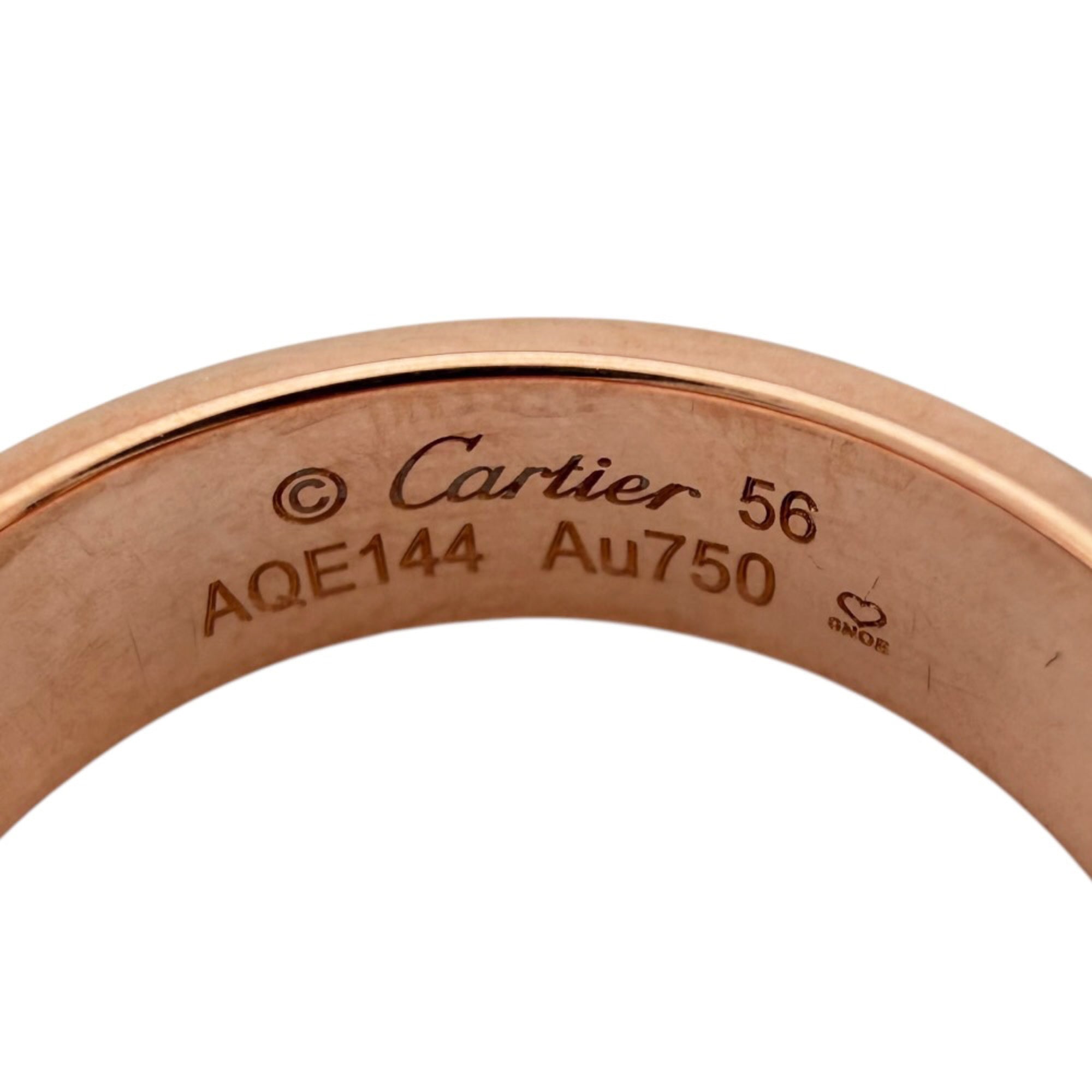 Cartier Pink Gold Pink Gold (18K) Band Ring (Pre-Owned)