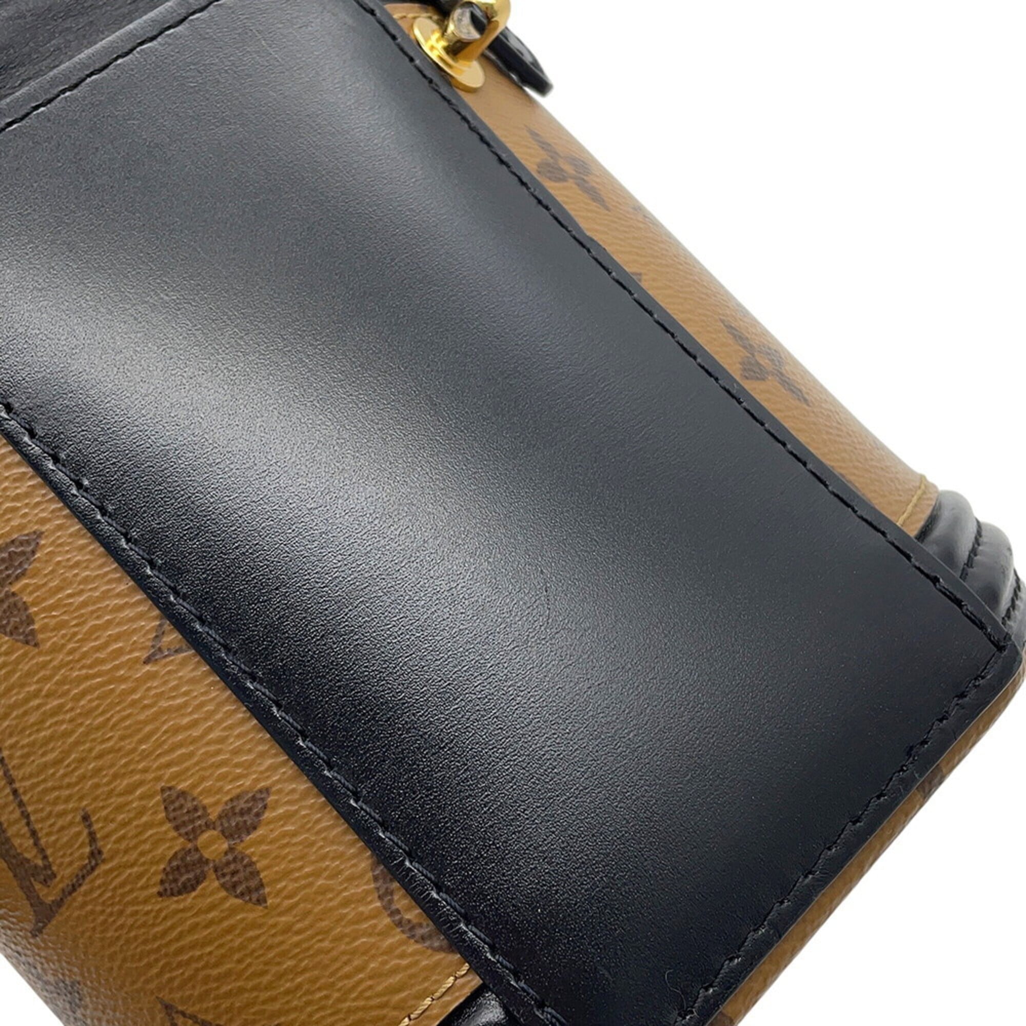 Louis Vuitton Monogram Reverse Noir Monogram Reverse Monogram Handbag Shoulder Bag (Pre-Owned)