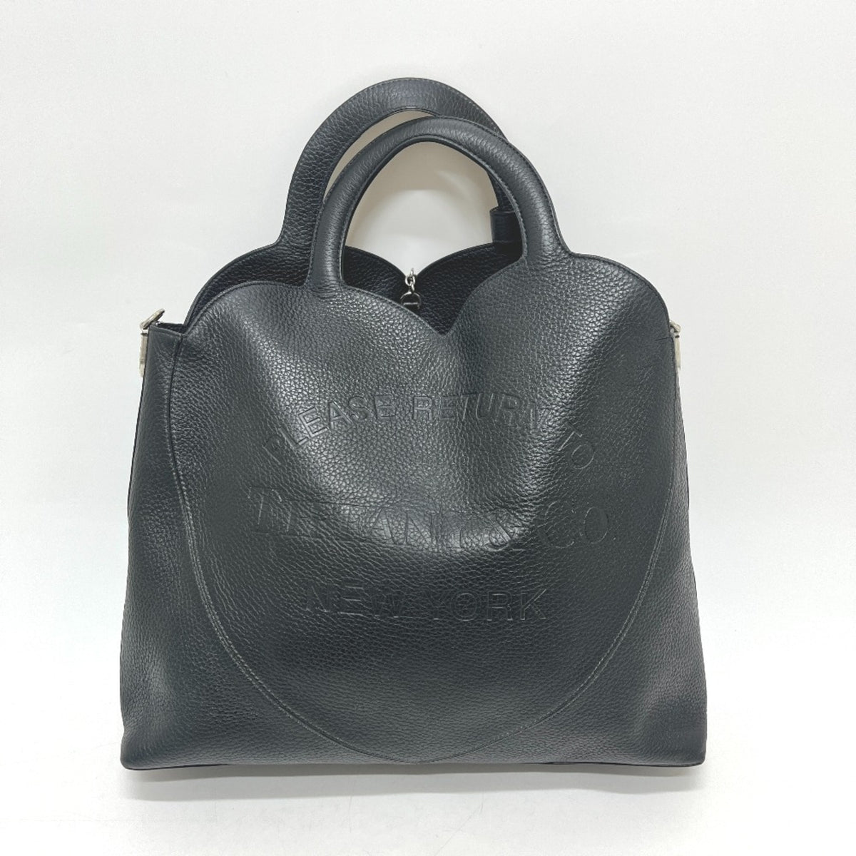 Tiffany Black Leather Handbag (Pre-Owned)
