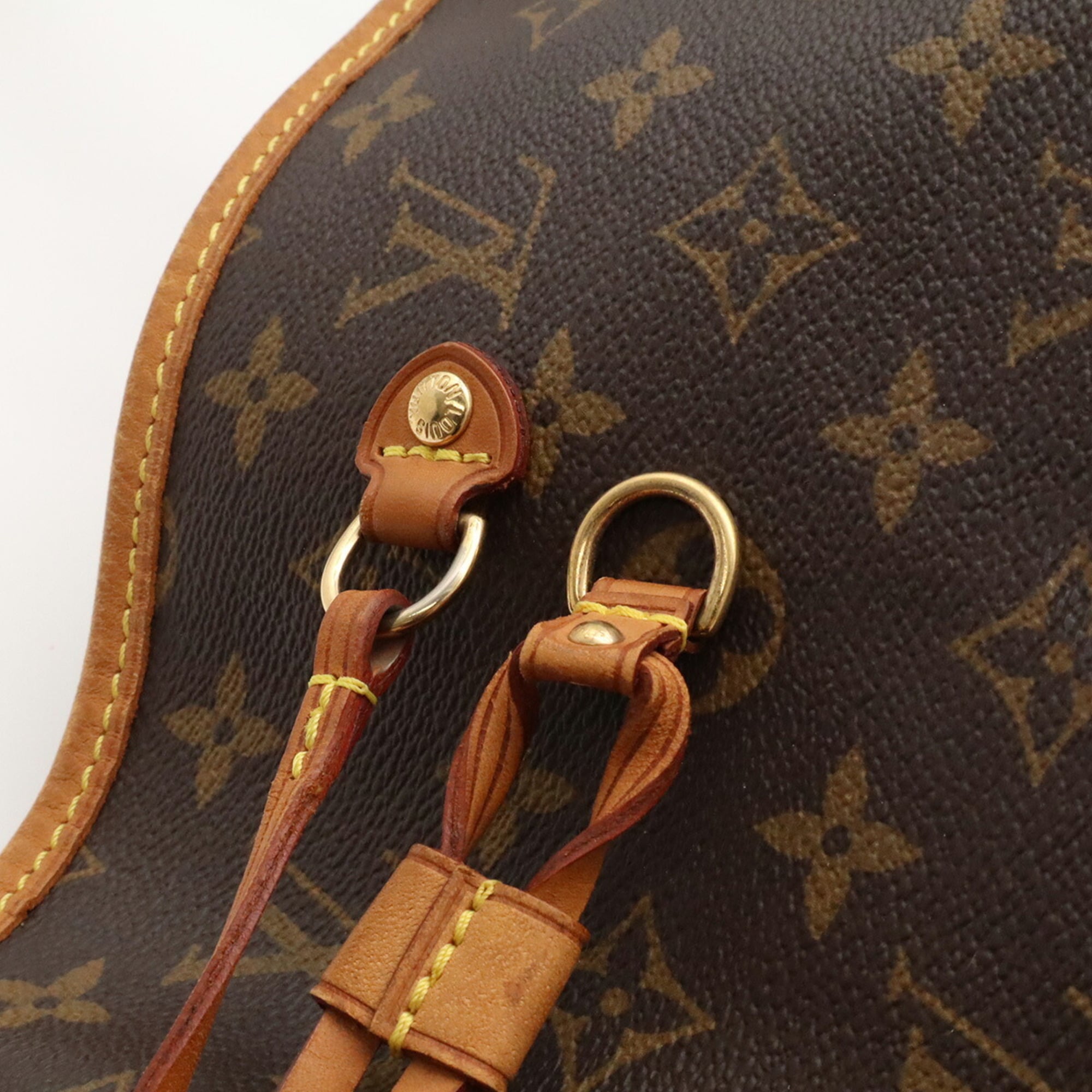 Louis Vuitton Brown Monogram White Monogram Shoulder Bag Tote Bag (Pre-Owned)