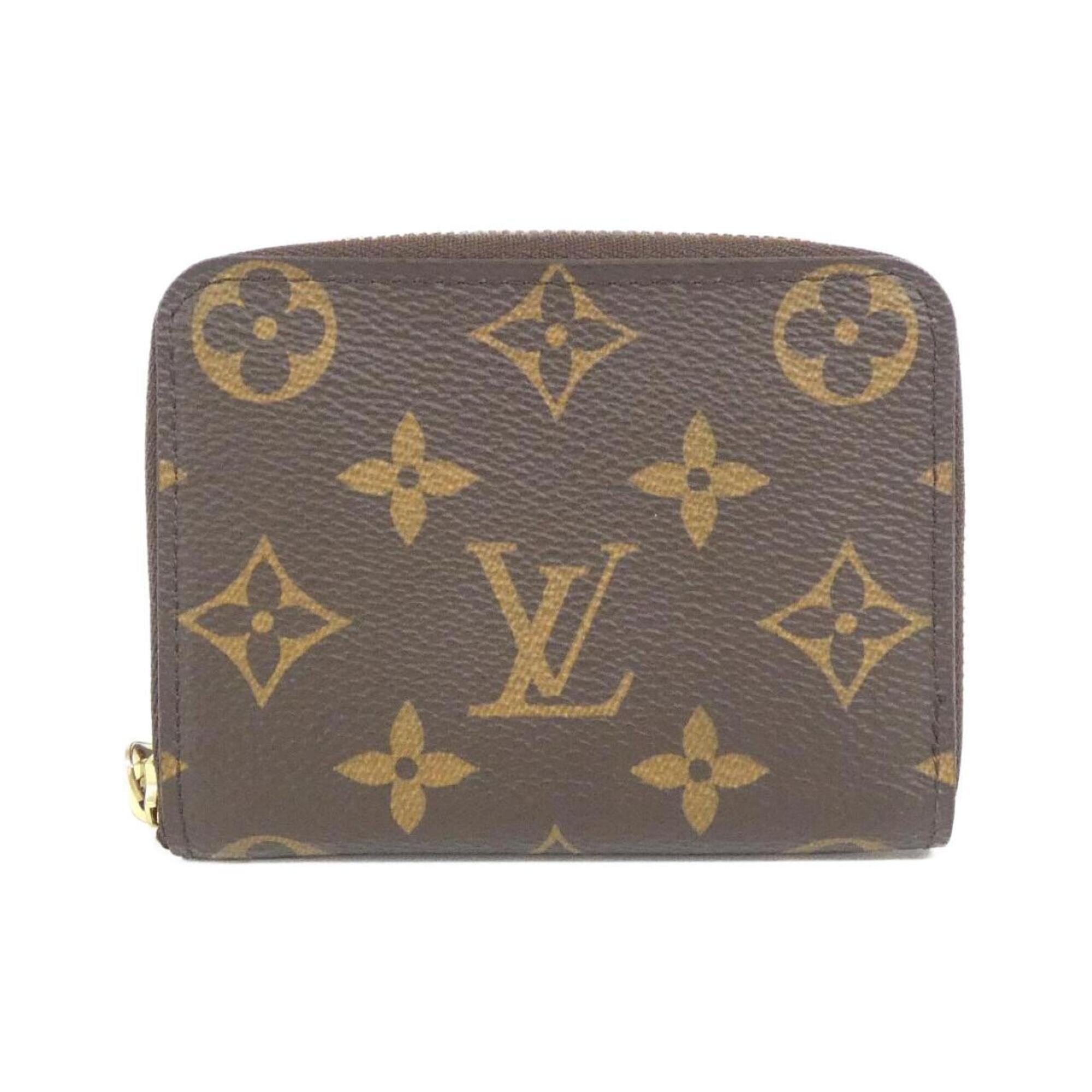 Louis Vuitton Marron Coated Canvas Coin Purse/Coin Case (Pre-Owned)