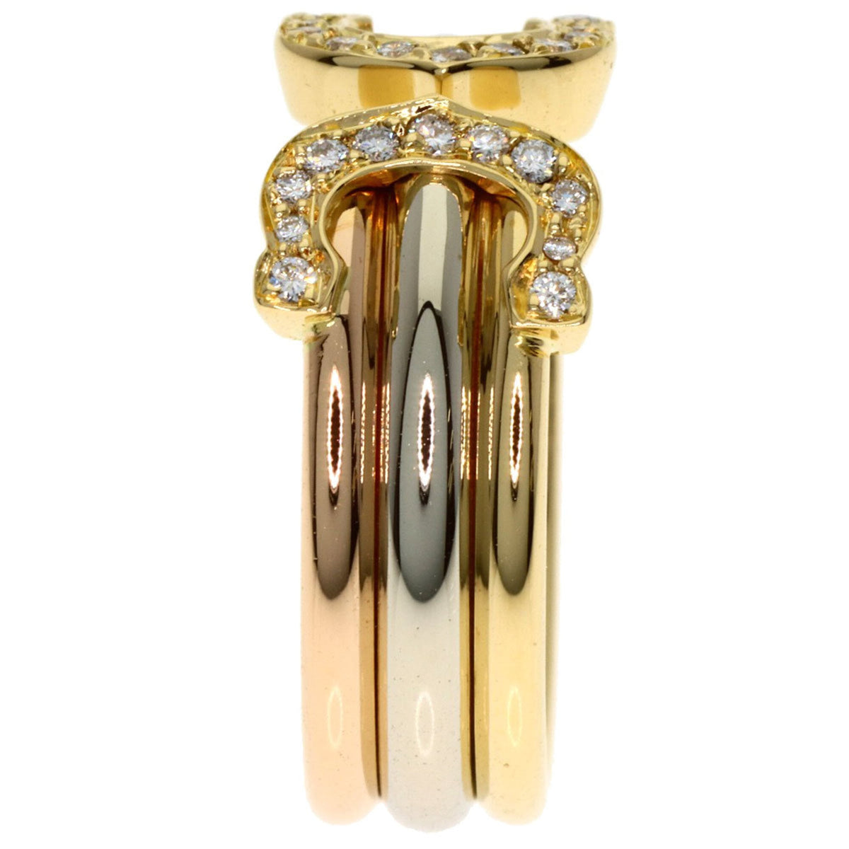Cartier Yellow Gold (18K) Pink Gold (18K) White Gold (18K) Band Ring (Pre-Owned)